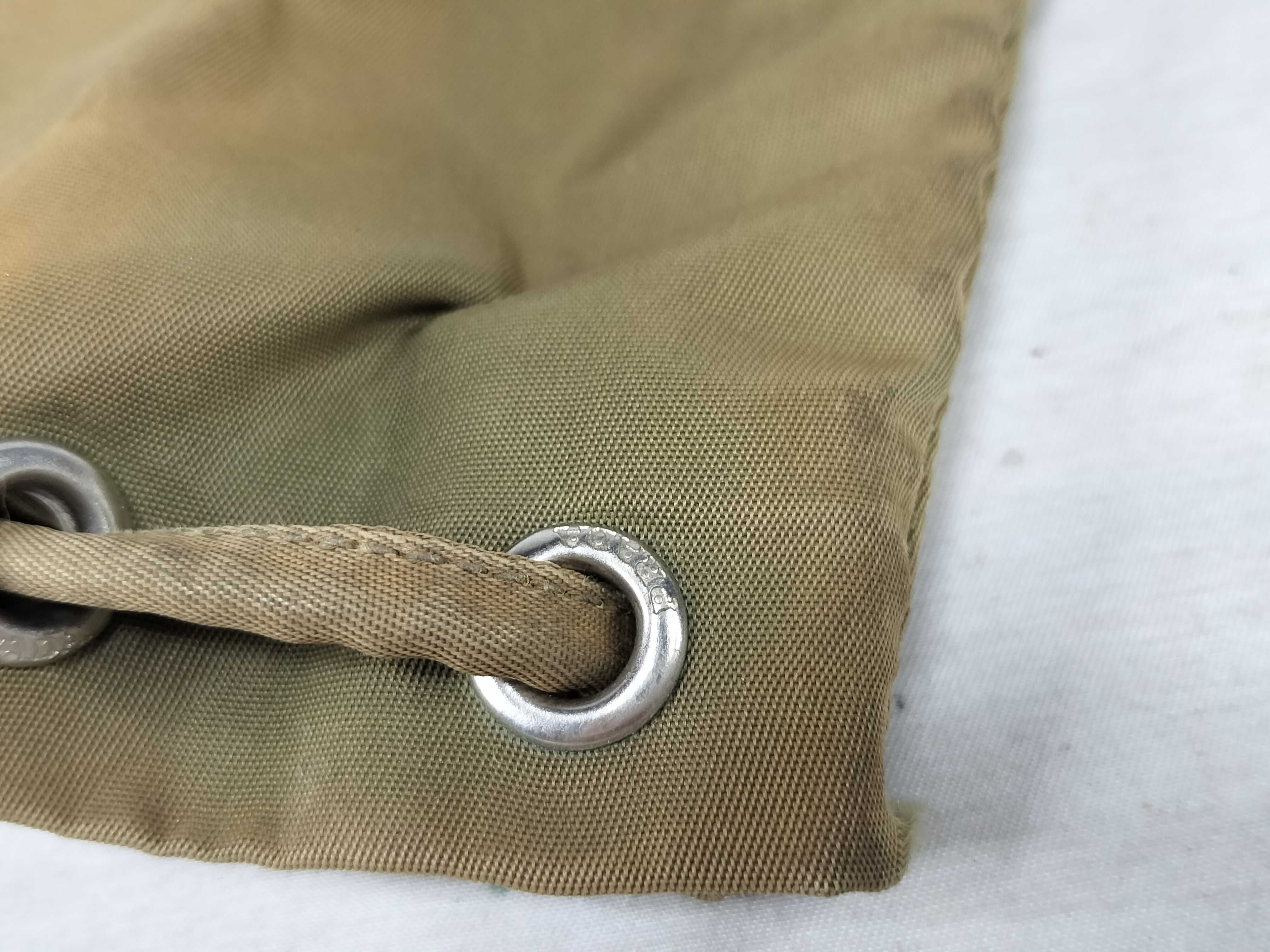 nylon drawstring pouch, khaki. — view 12
