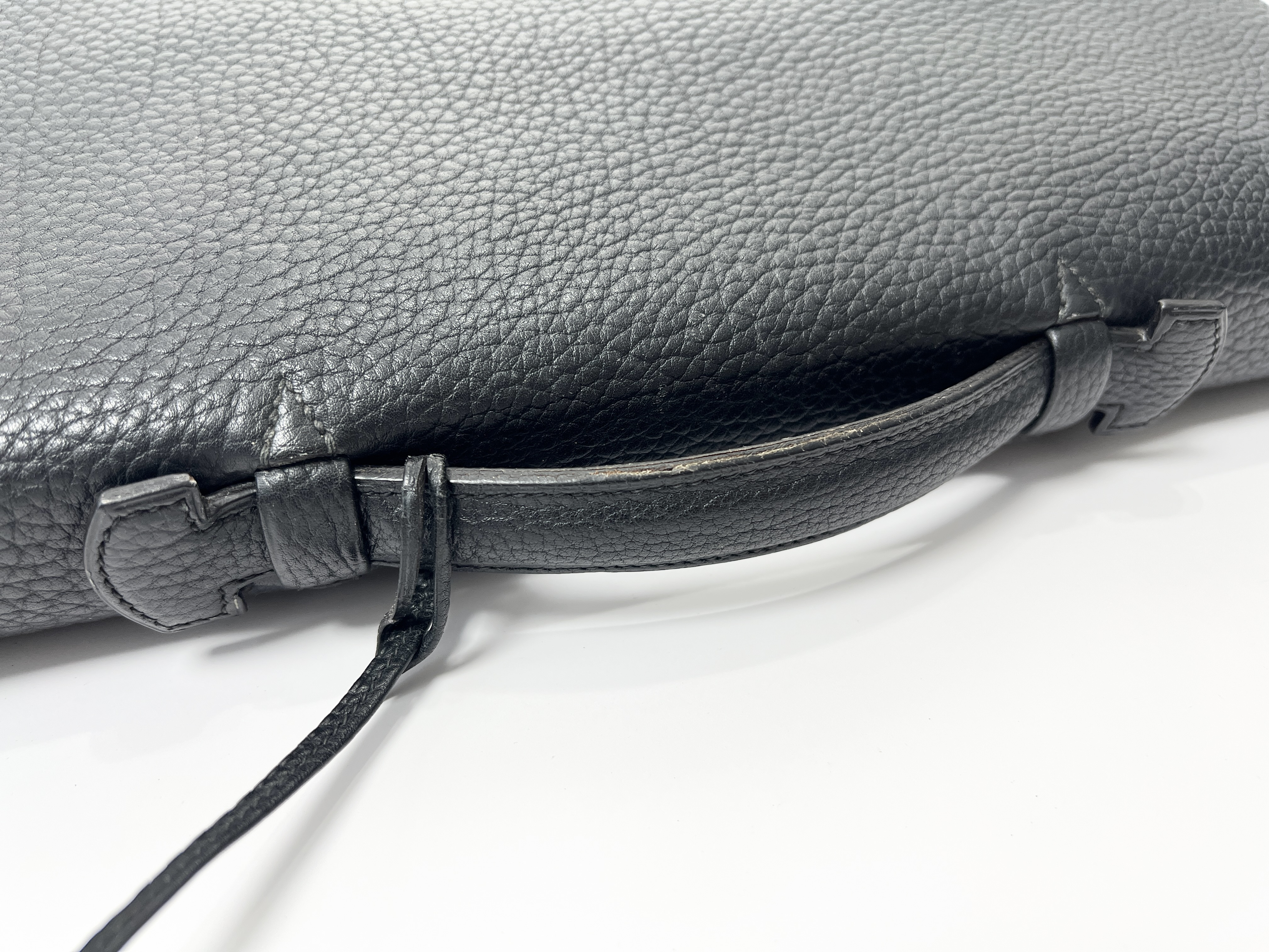 Sac à Dépêches 41 ( T stamp) GP Fjord Clochette Gold Hardware Leather Handbag Business Bag — view 3