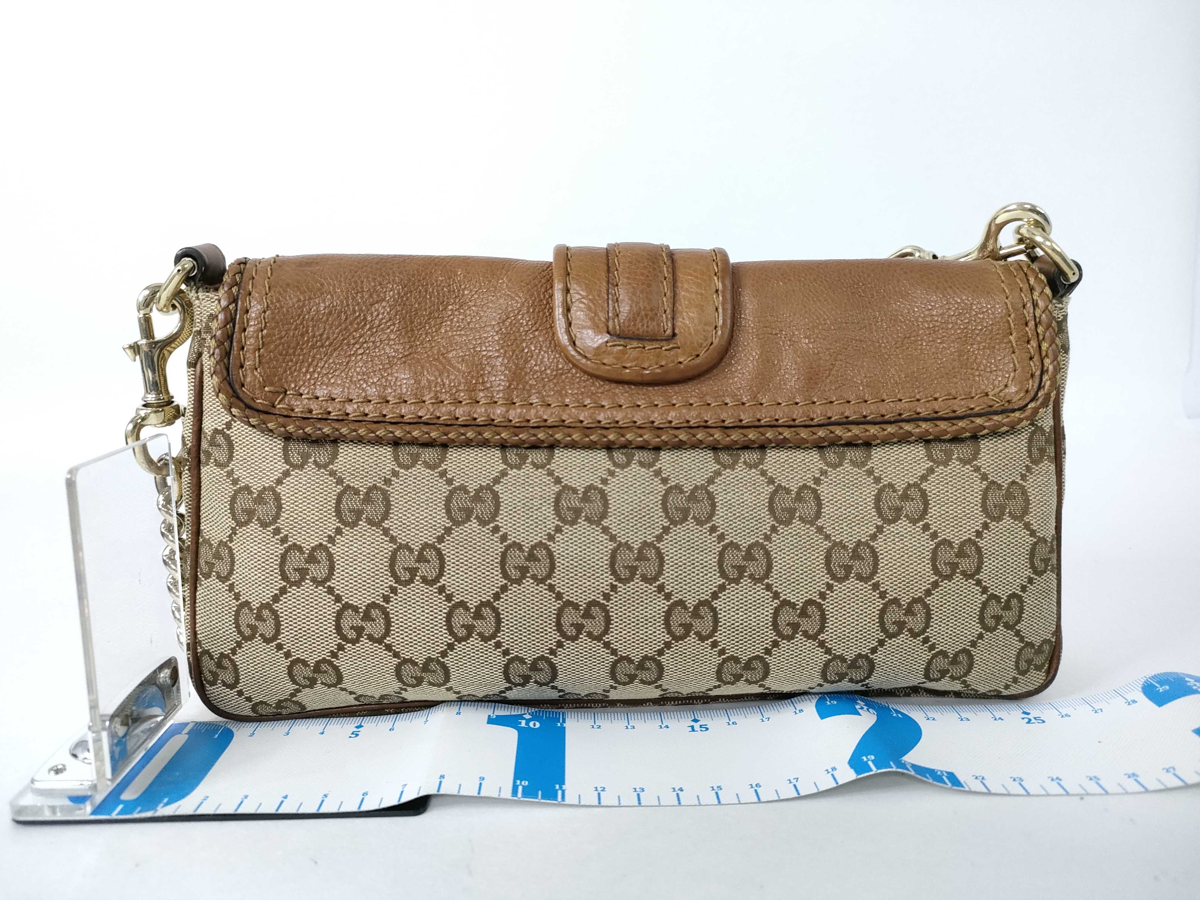 GG Canvas Gucci Shoulder Bag Chain GG Canvas 257032 Handbag — view 2