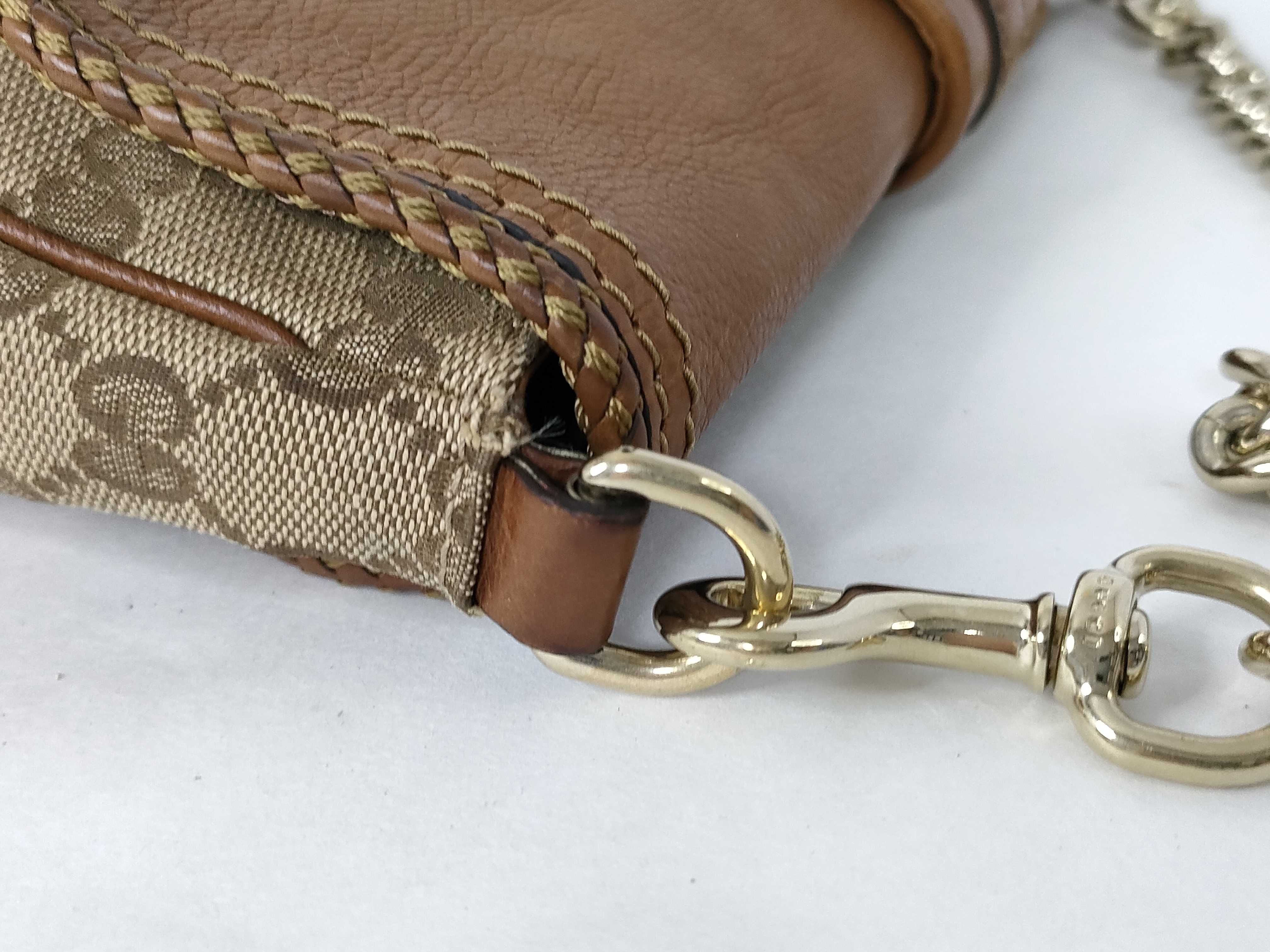 GG Canvas Gucci Shoulder Bag Chain GG Canvas 257032 Handbag — view 5