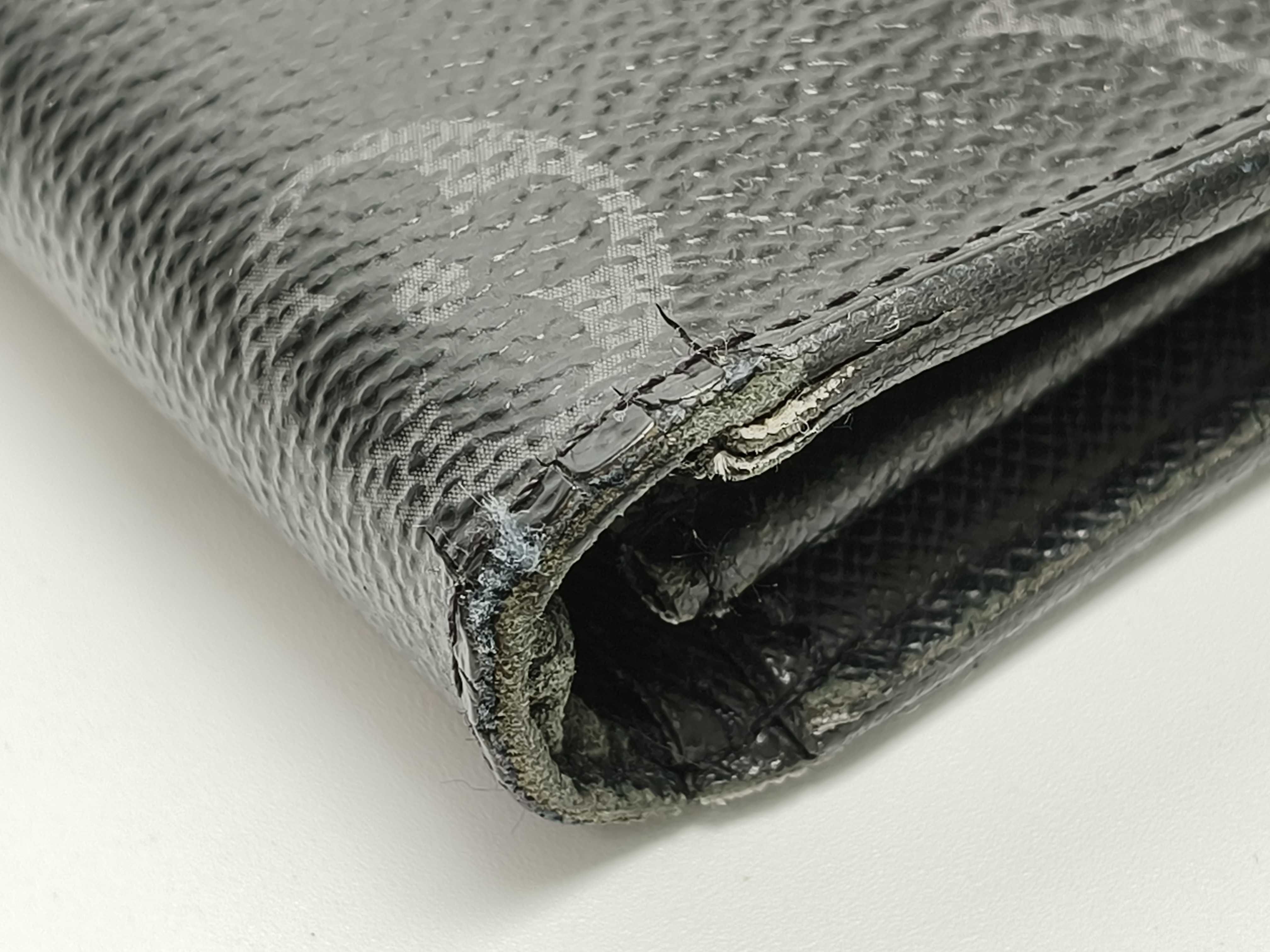 Eclipse Portefeuille Brazza M61697 with initials. Accessories: Box, dust bag, wallet. — view 4