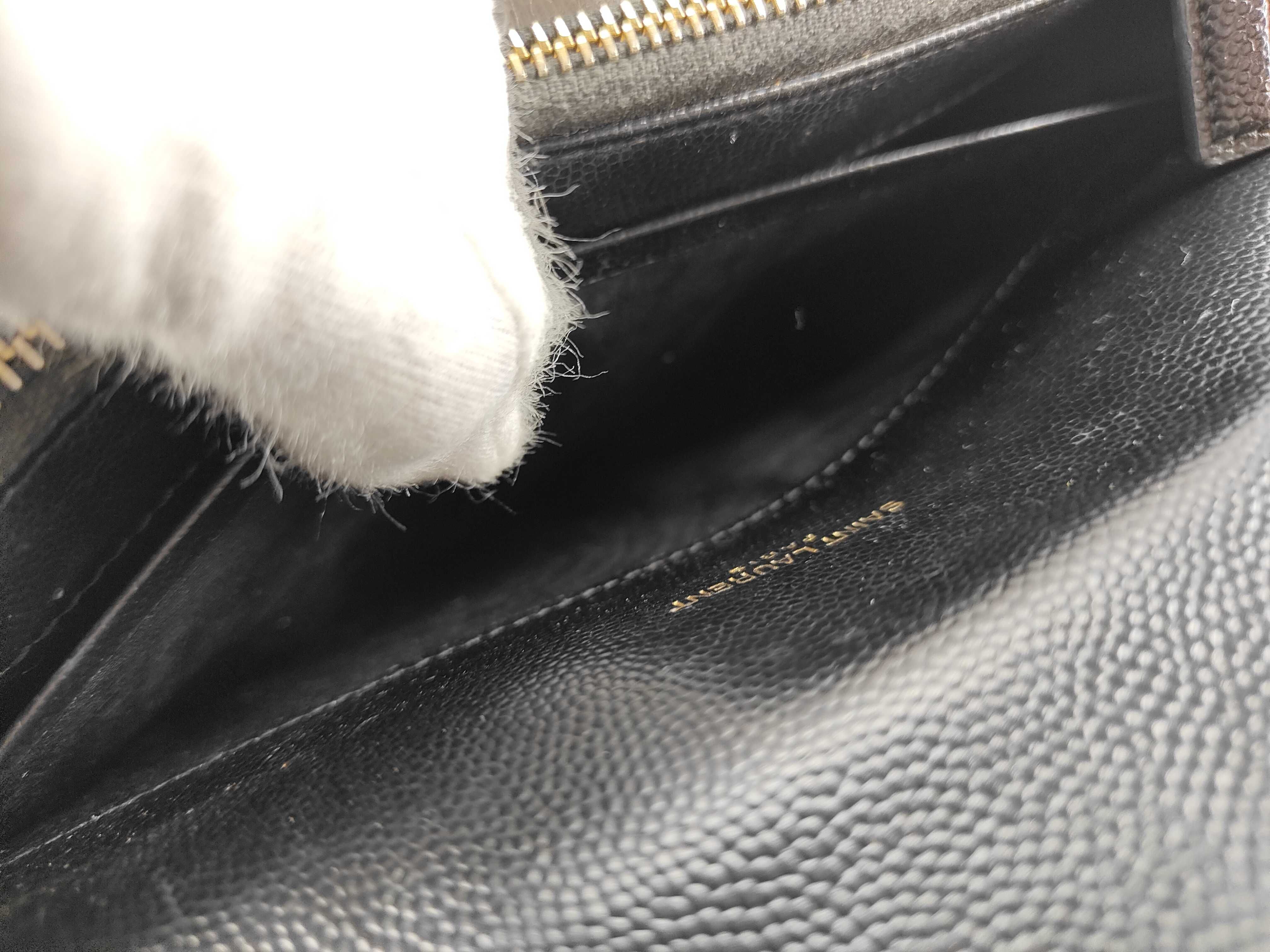 TH-YSL 393953 Cassandre Leather Black GHW Wallet On Chain - Grade B Shoulder Bag — view 11