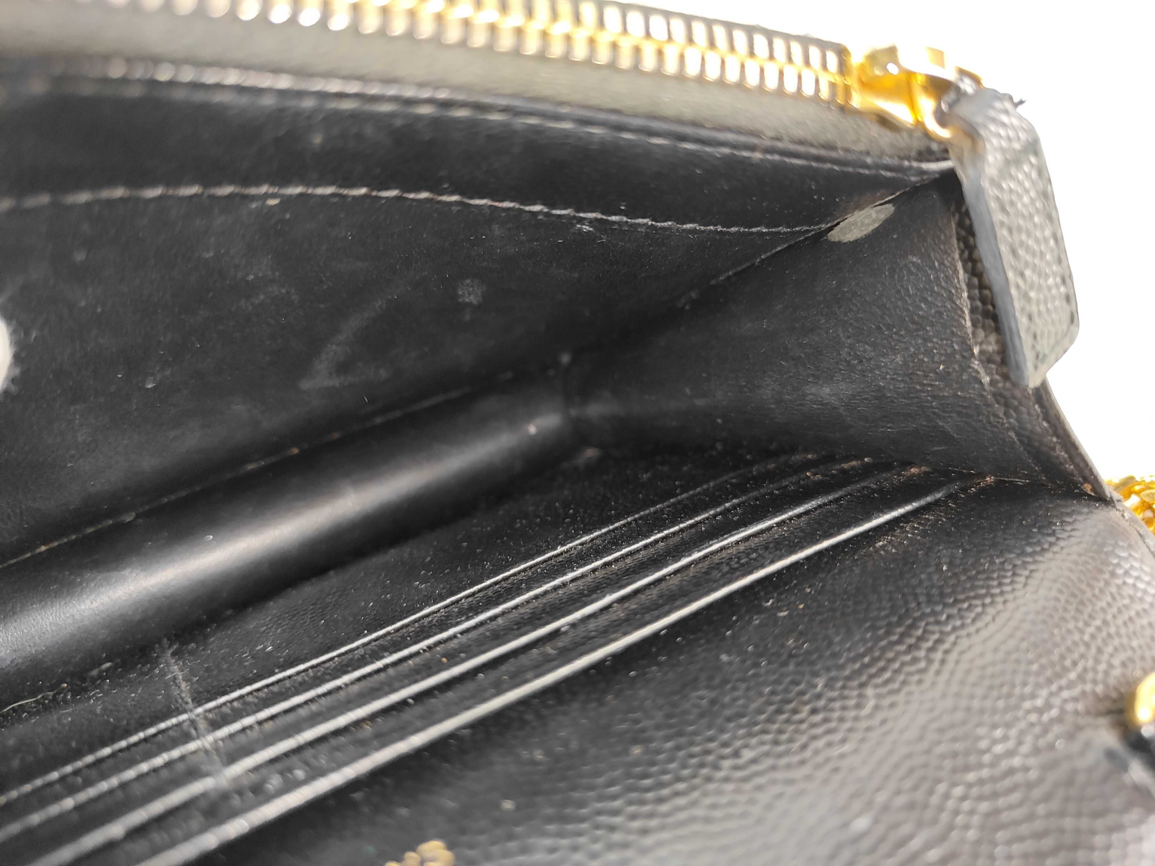 TH-YSL 393953 Cassandre Leather Black GHW Wallet On Chain - Grade B Shoulder Bag — view 8
