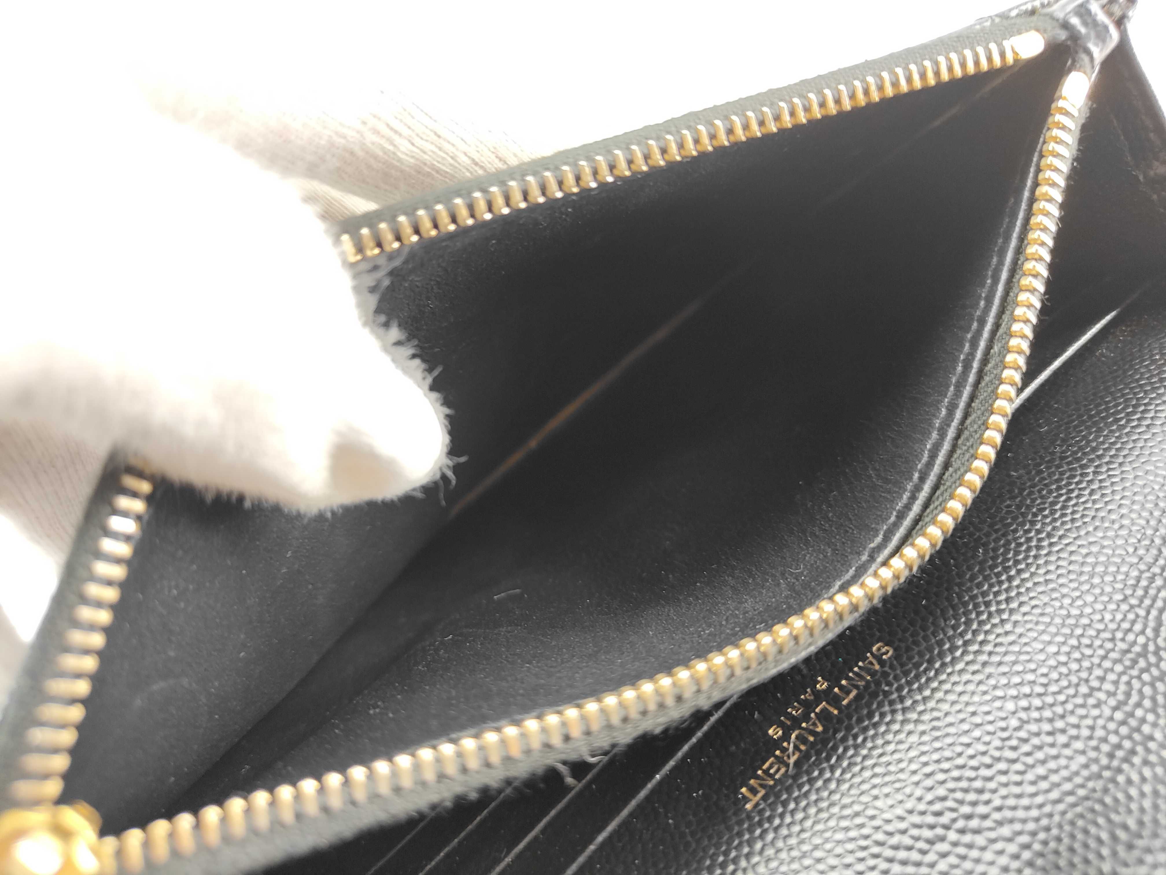 TH-YSL 393953 Cassandre Leather Black GHW Wallet On Chain - Grade B Shoulder Bag — view 10