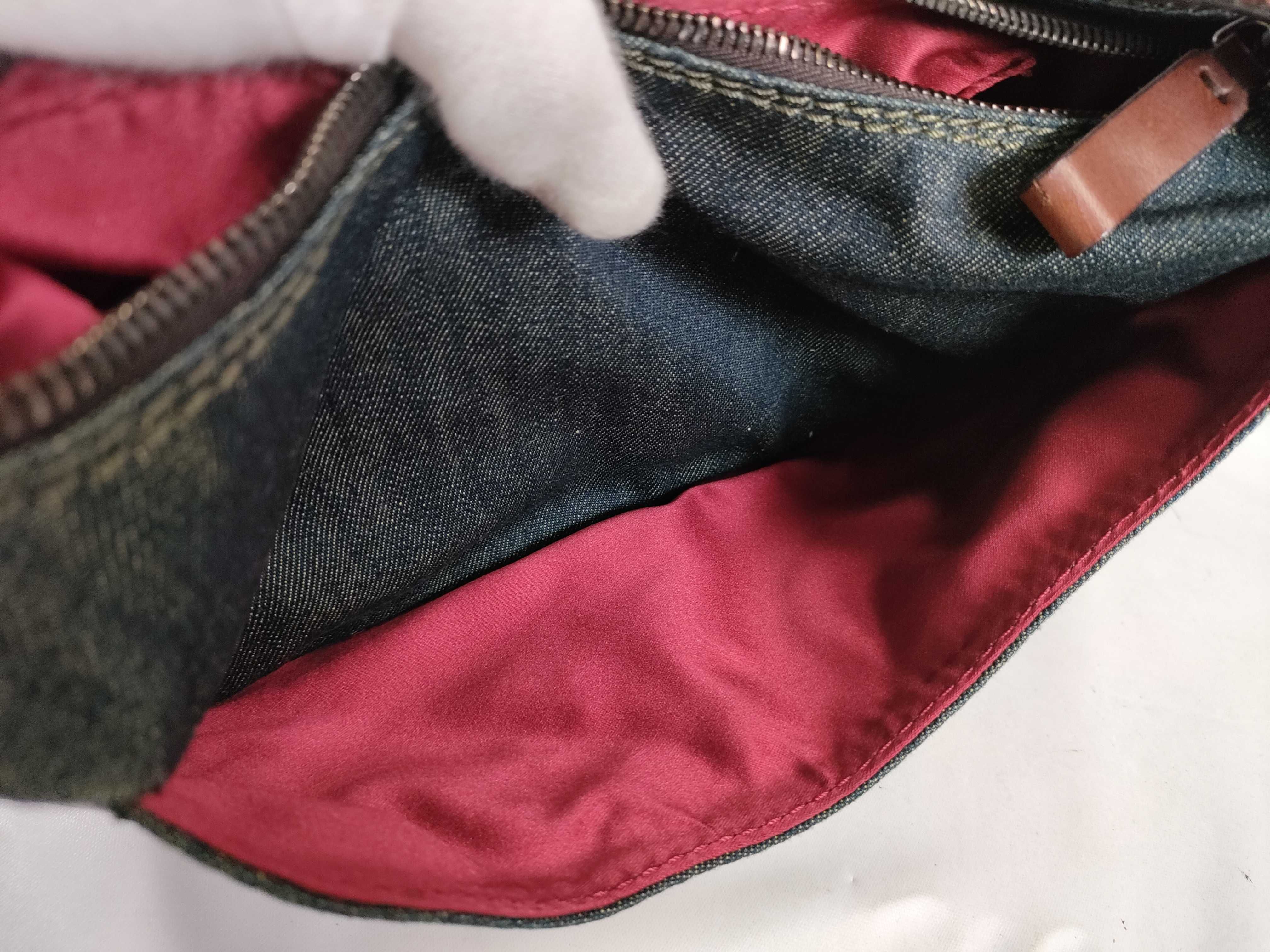 Calavani Shoulder Bag, Denim Flower Shoulder Bag — view 14