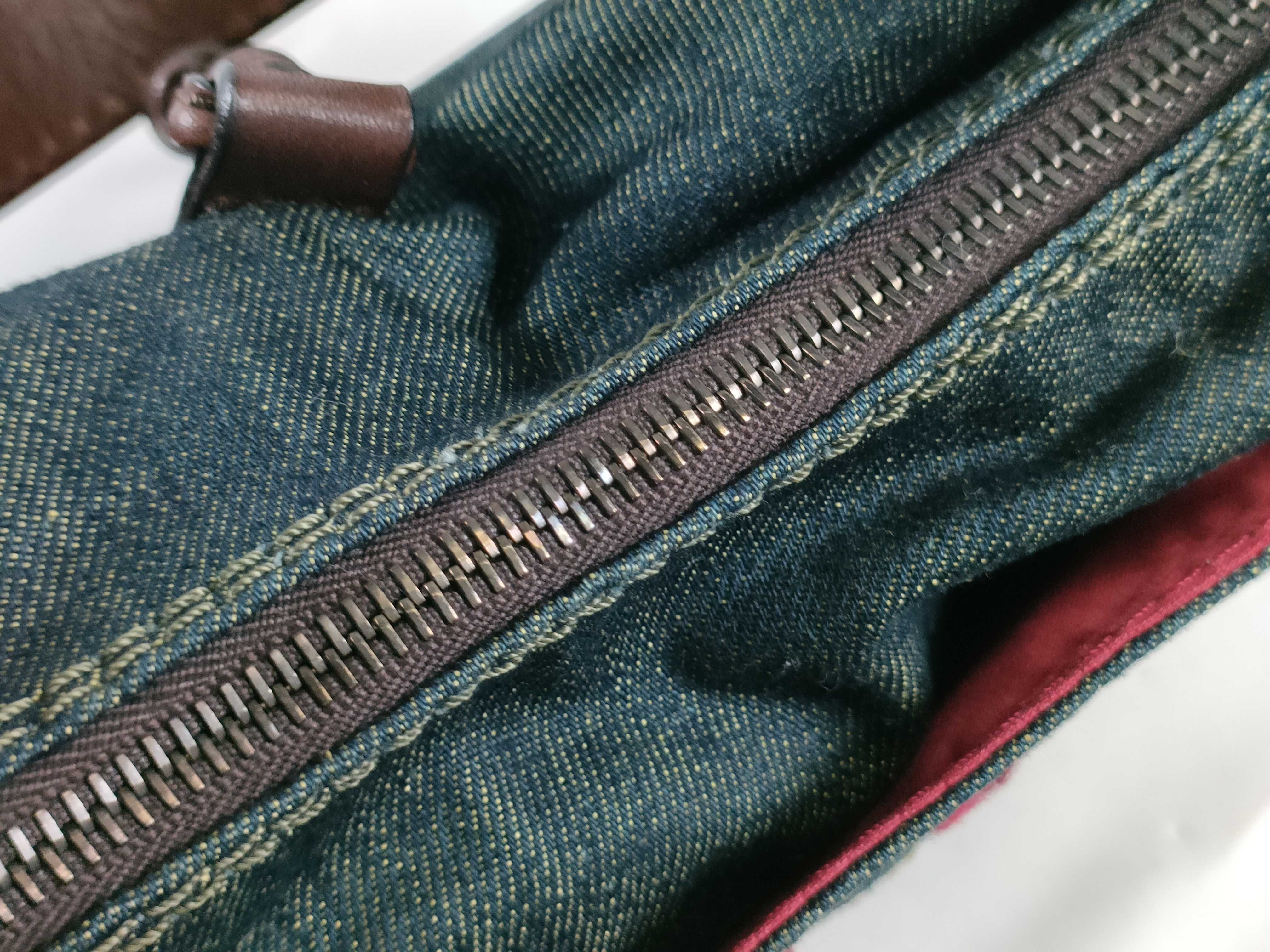Calavani Shoulder Bag, Denim Flower Shoulder Bag — view 9