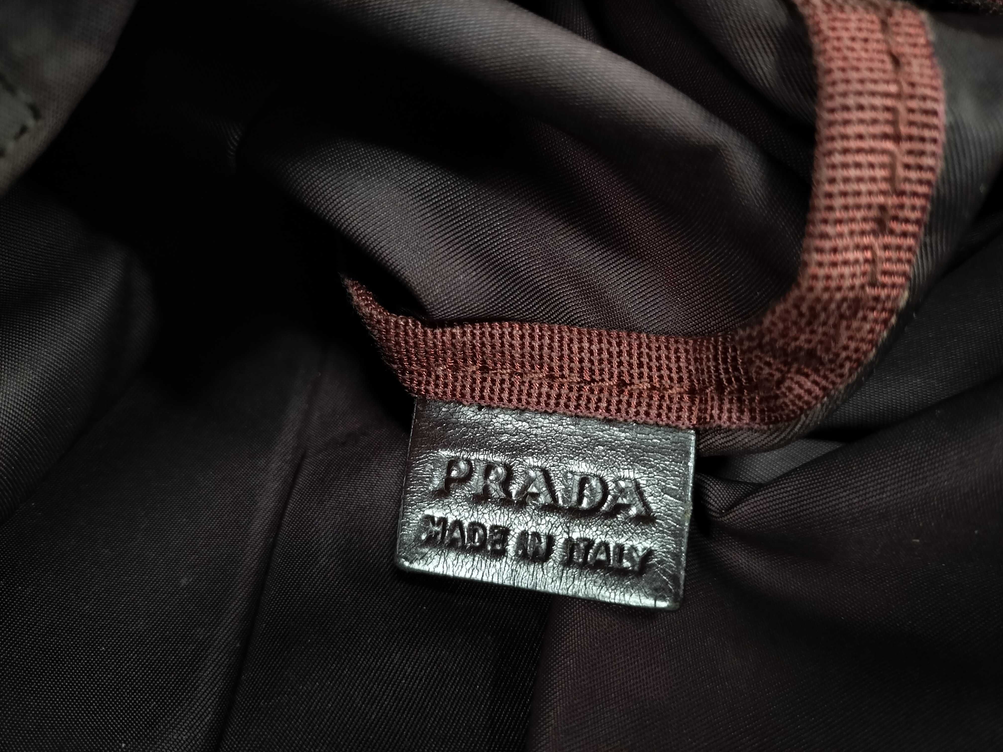 Nylon Prada Handbag Bordeaux Shoulder Bag — view 11