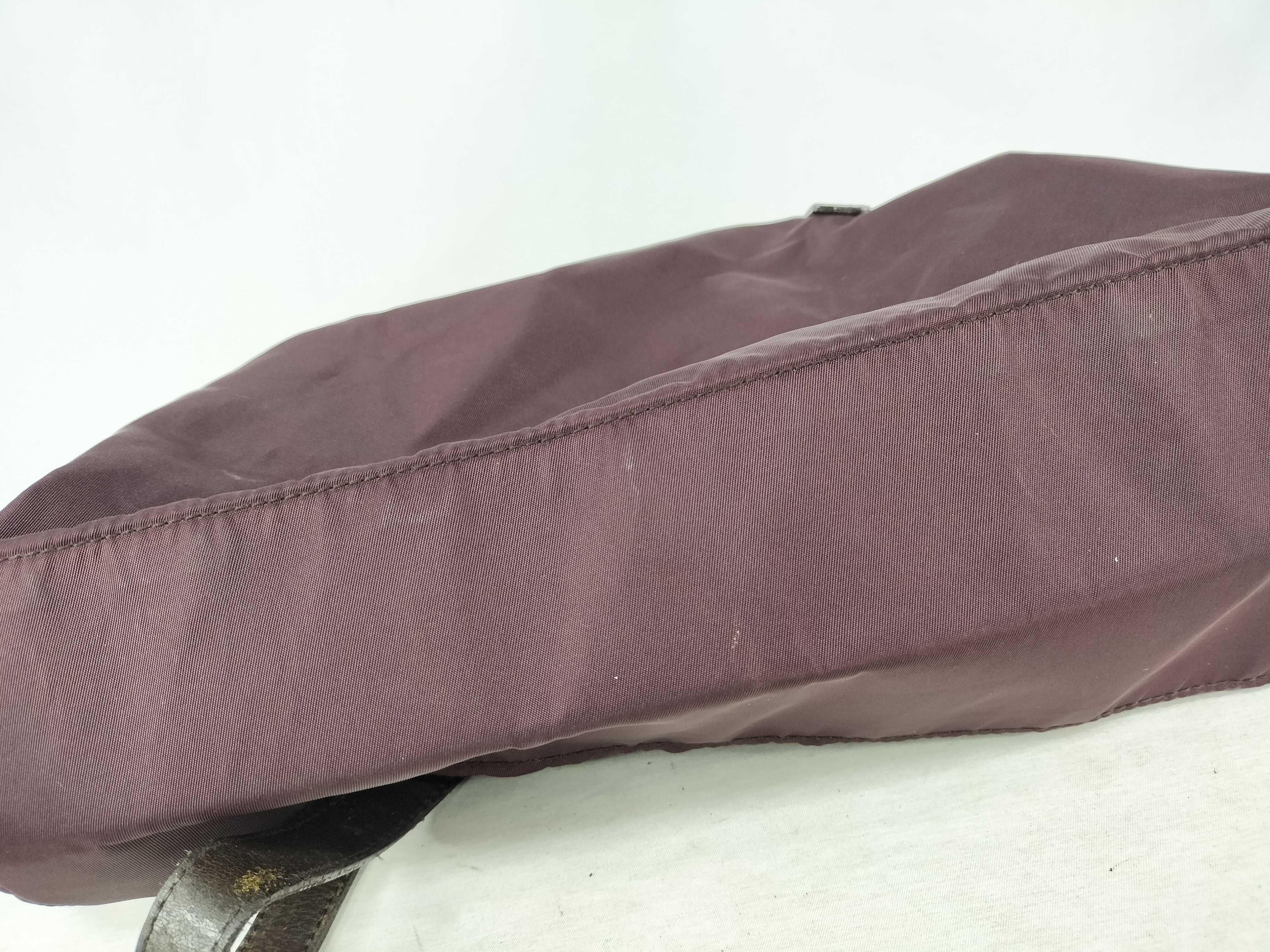 Nylon Prada Handbag Bordeaux Shoulder Bag — view 15