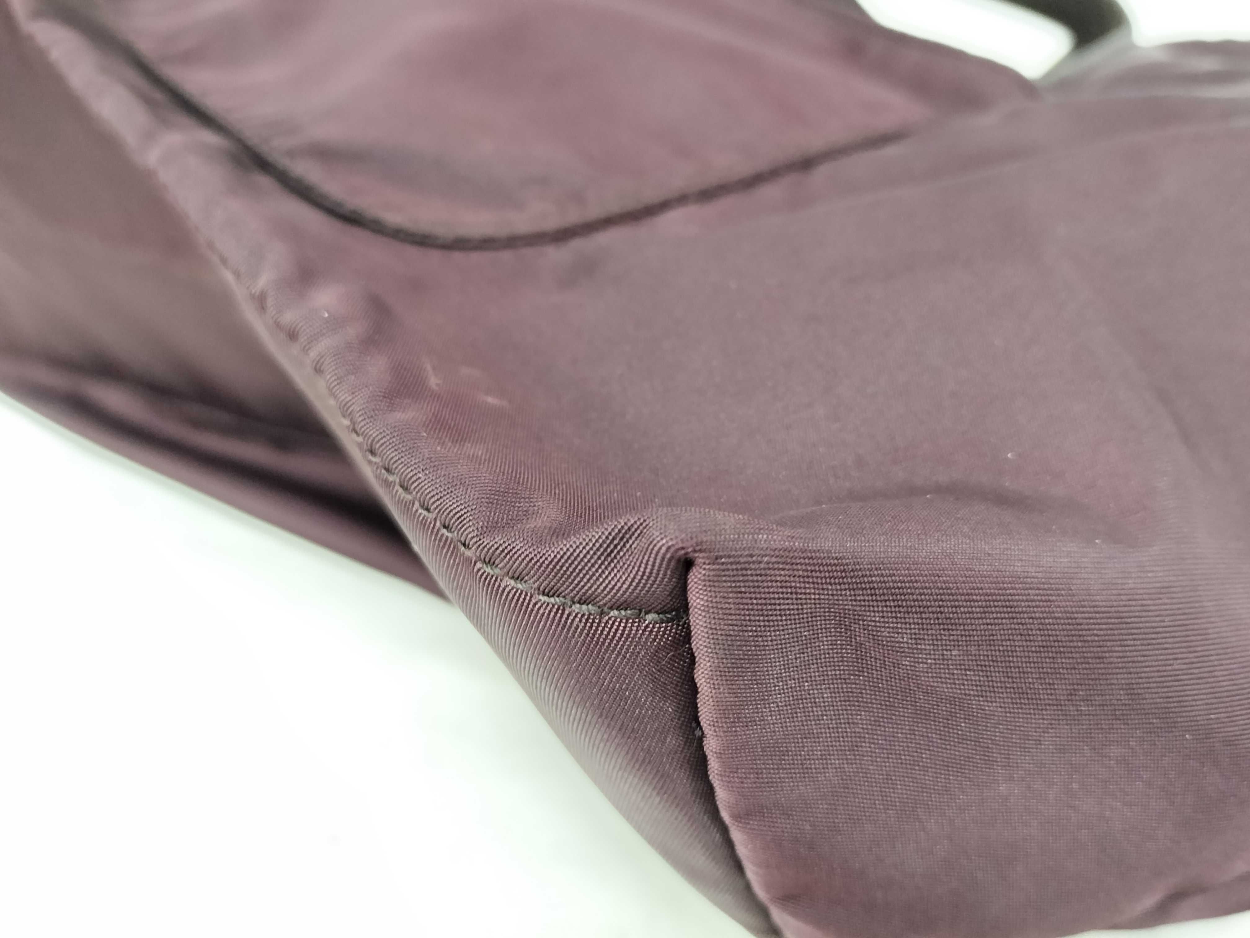 Nylon Prada Handbag Bordeaux Shoulder Bag — view 7