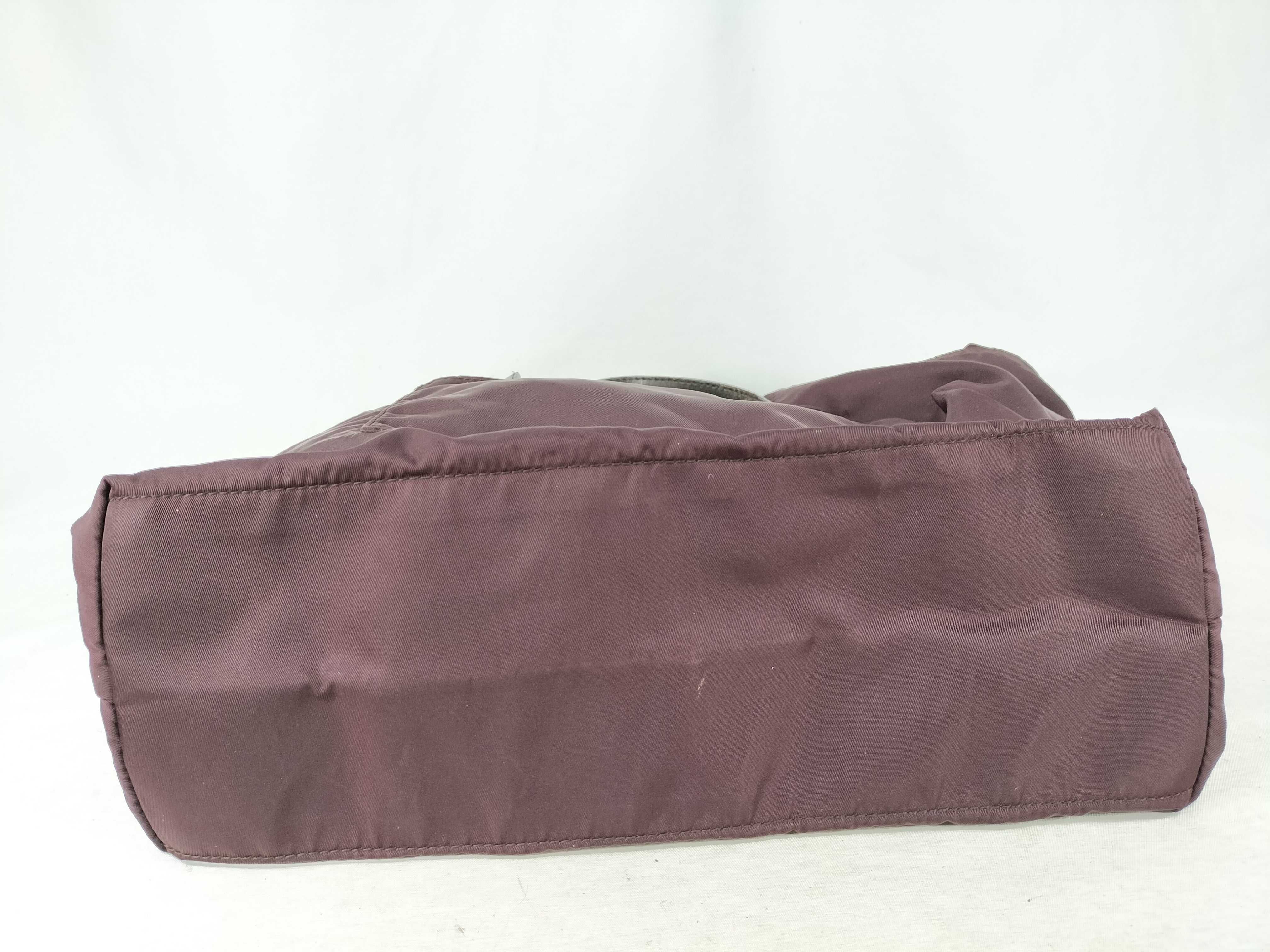 Nylon Prada Handbag Bordeaux Shoulder Bag — view 8