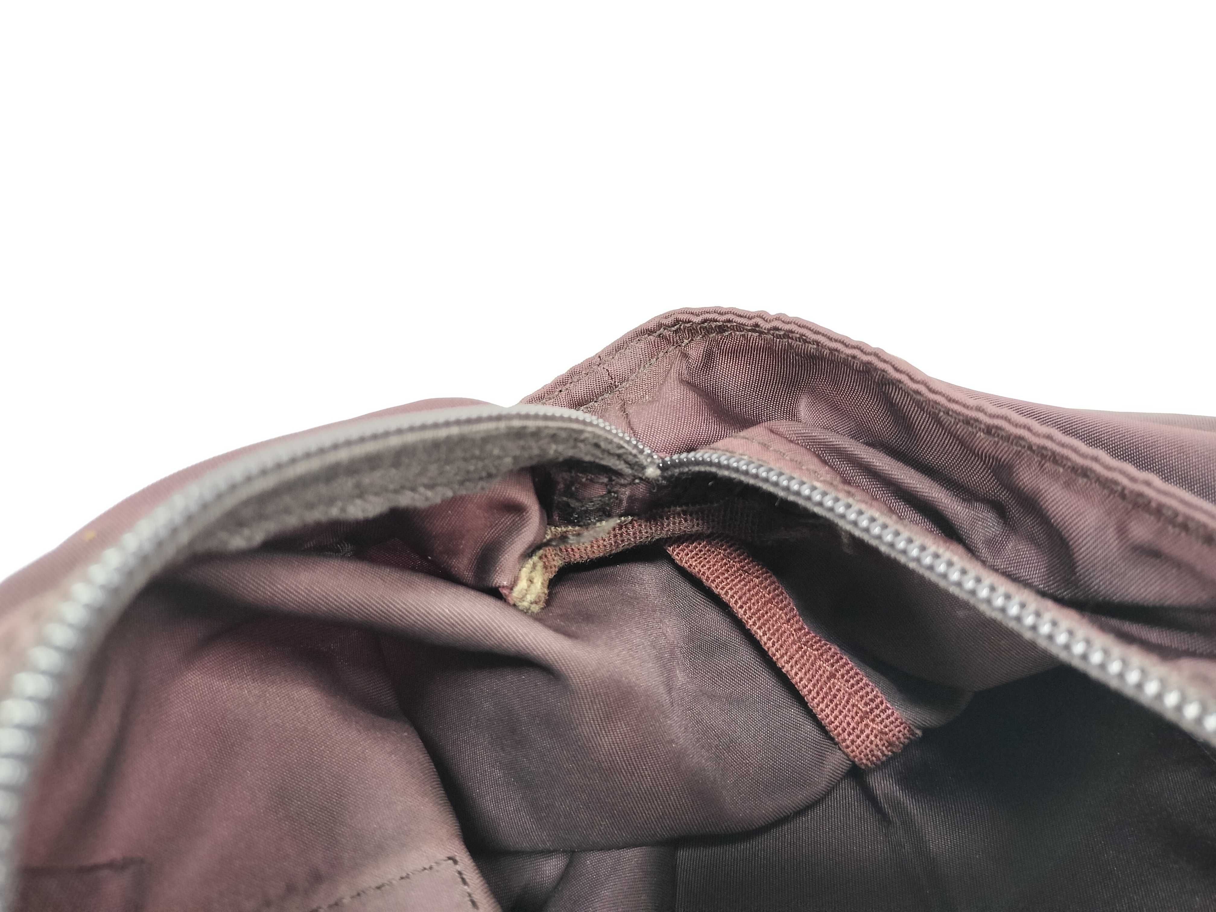 Nylon Prada Handbag Bordeaux Shoulder Bag — view 9