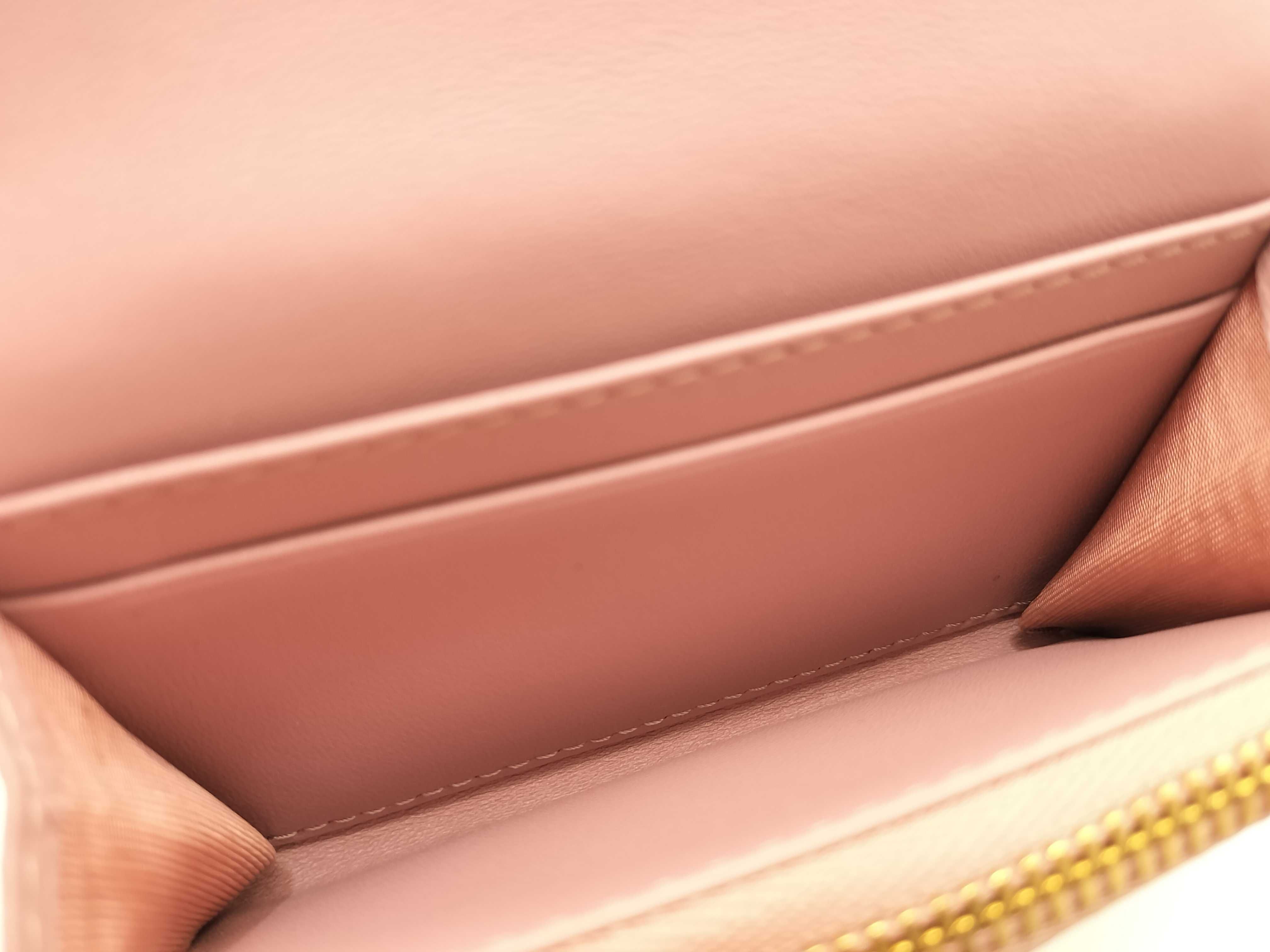 Caro Glycine Wallet, Cannage Pink Coin Purse — view 10