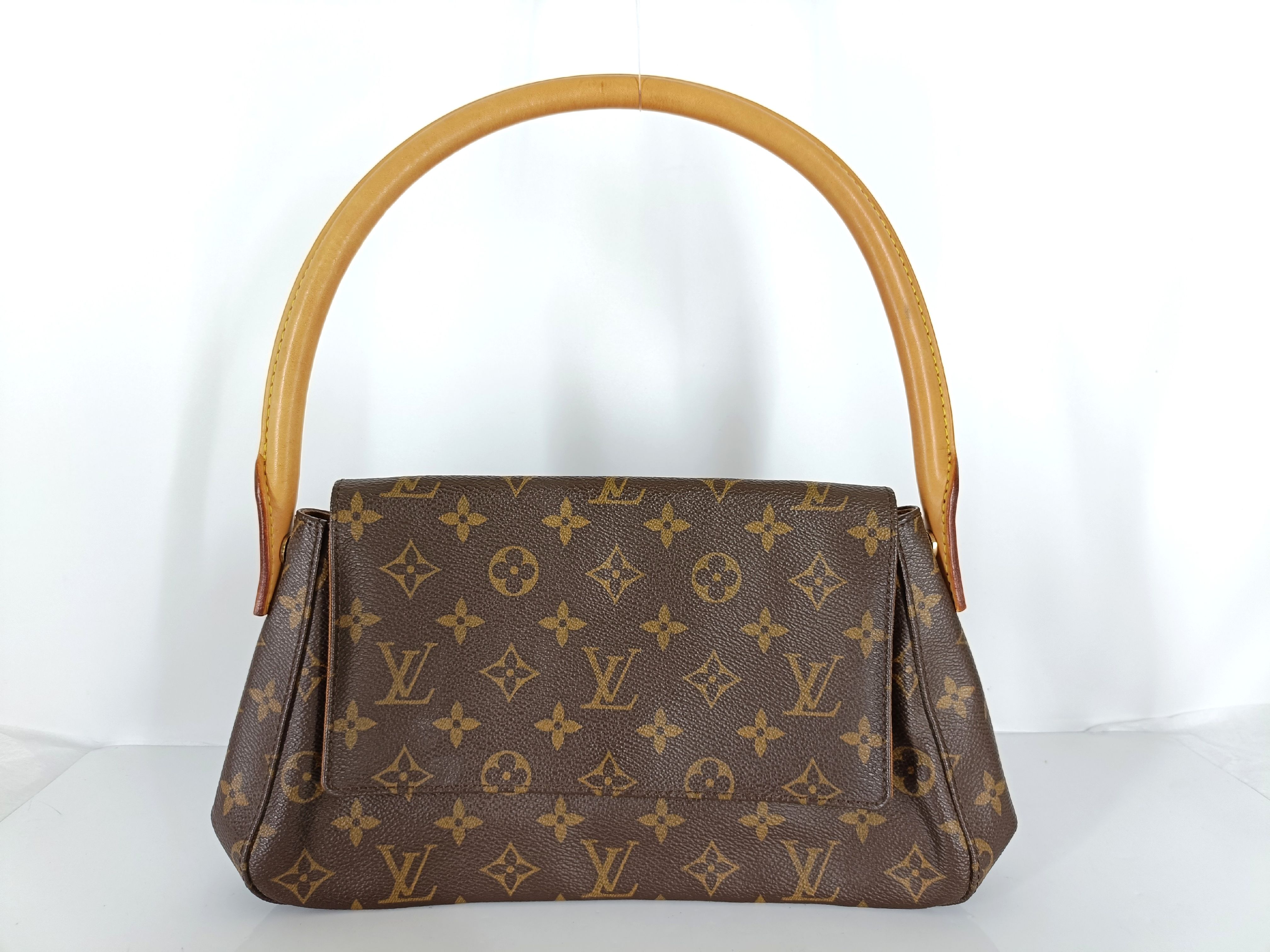 Monogram Mini Looping Handbag M51147 MI0031 Brown