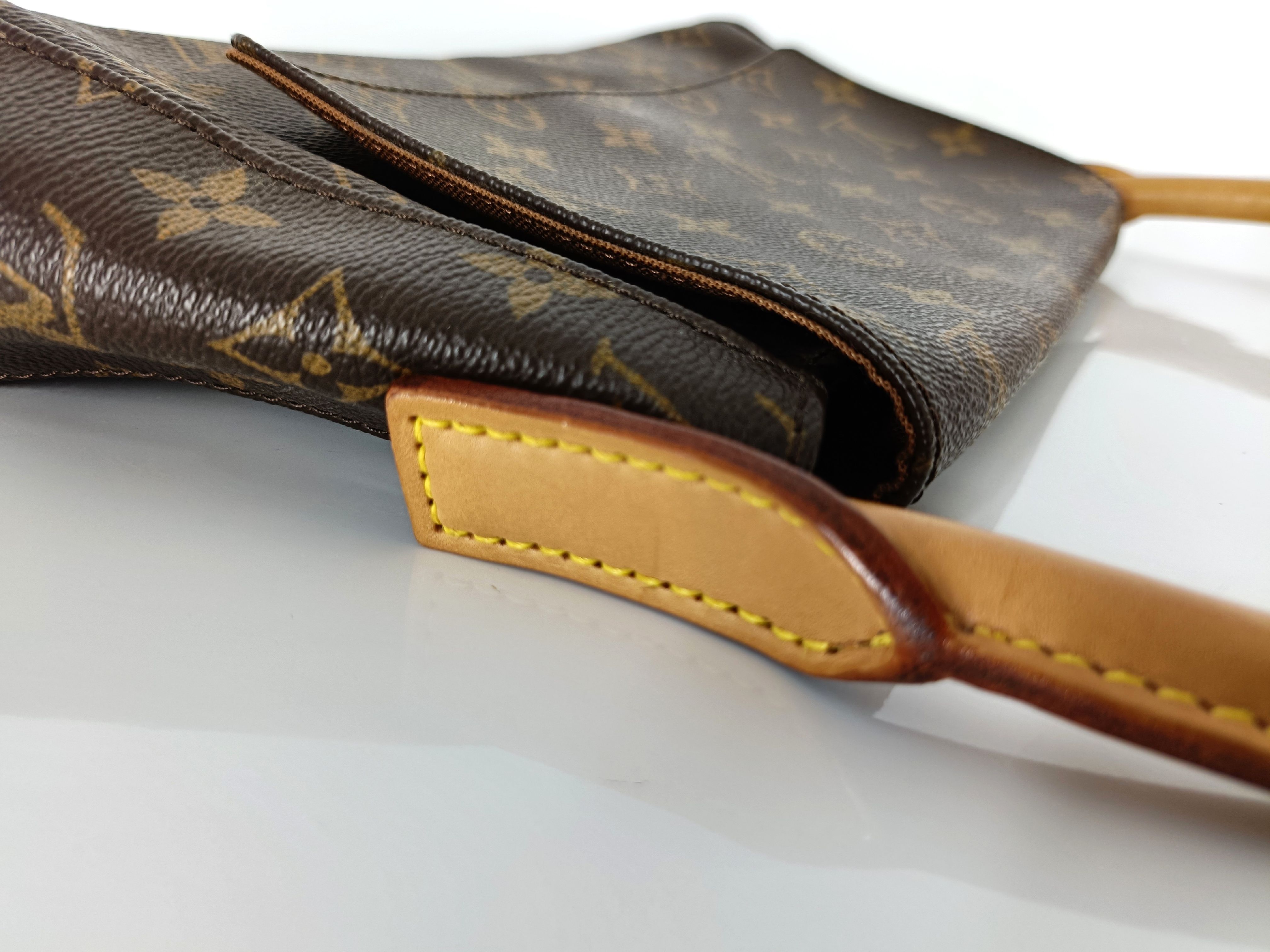 Monogram Mini Looping Handbag M51147 MI0031 Brown — view 5