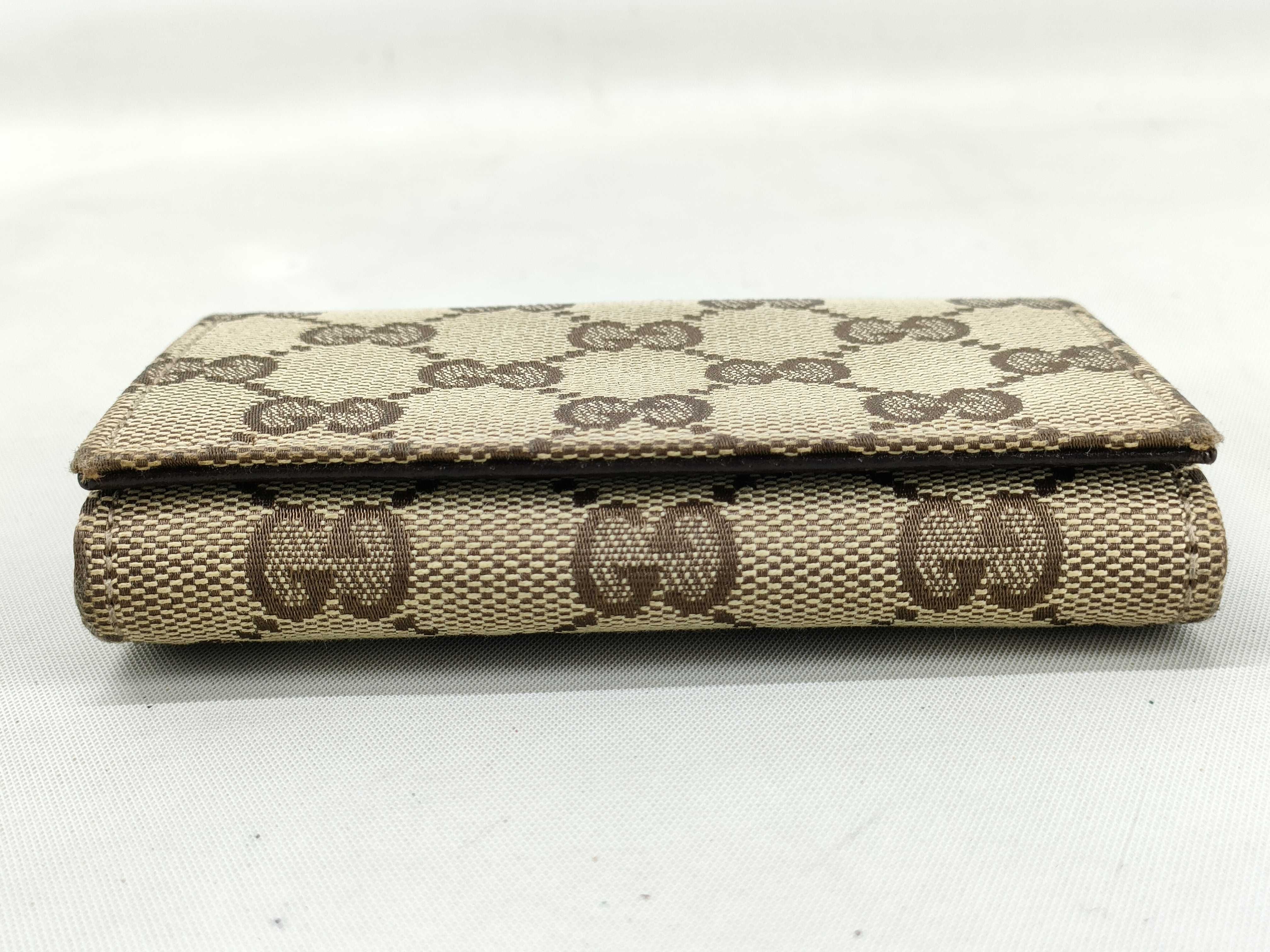 GG Canvas Coin Case, Card Case, Pass Case, Business Card Holder — view 4