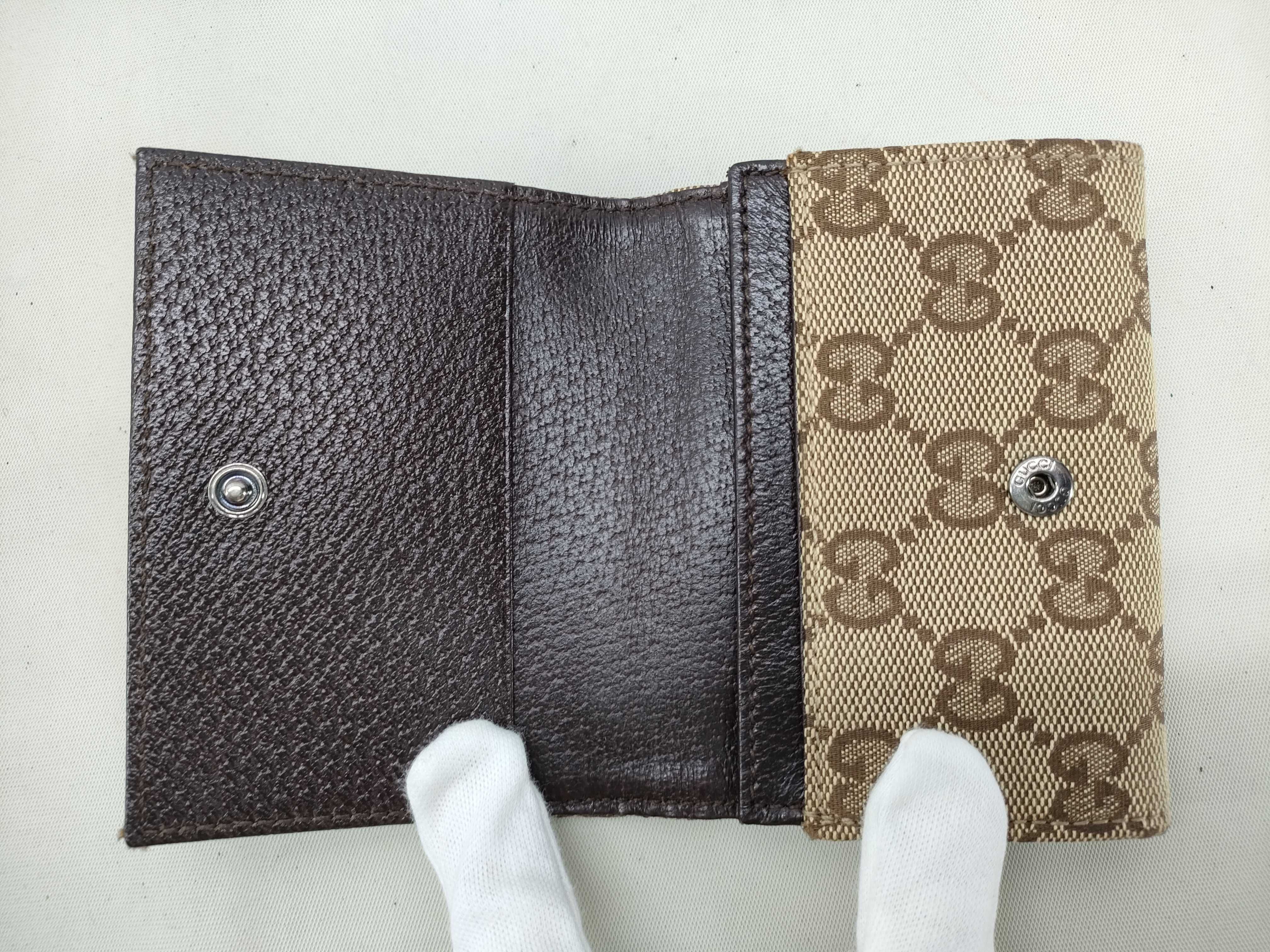 GG Canvas Coin Case, Card Case, Pass Case, Business Card Holder — view 8