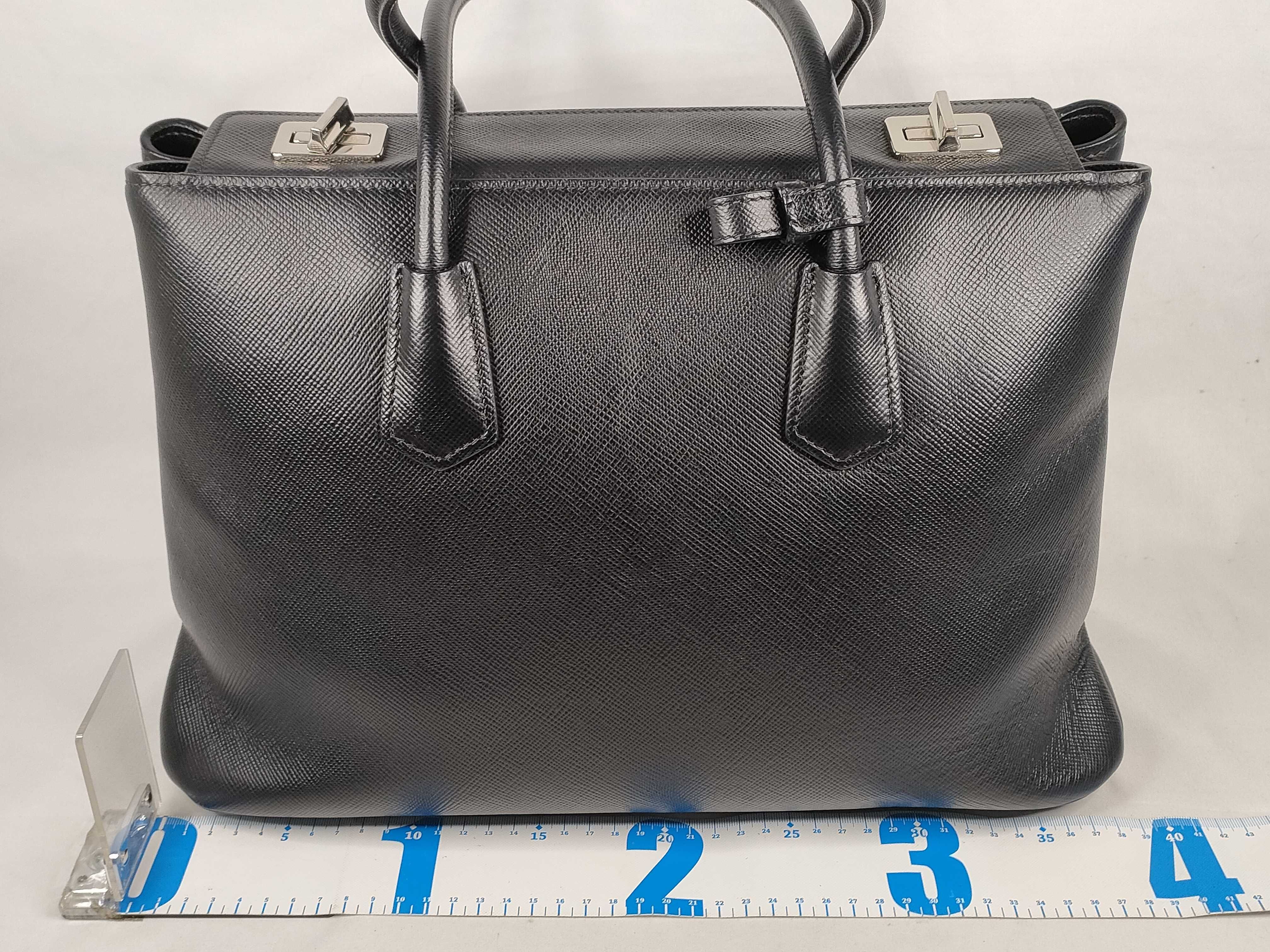 Leather Tote Bag, Black Tote Bag — view 2