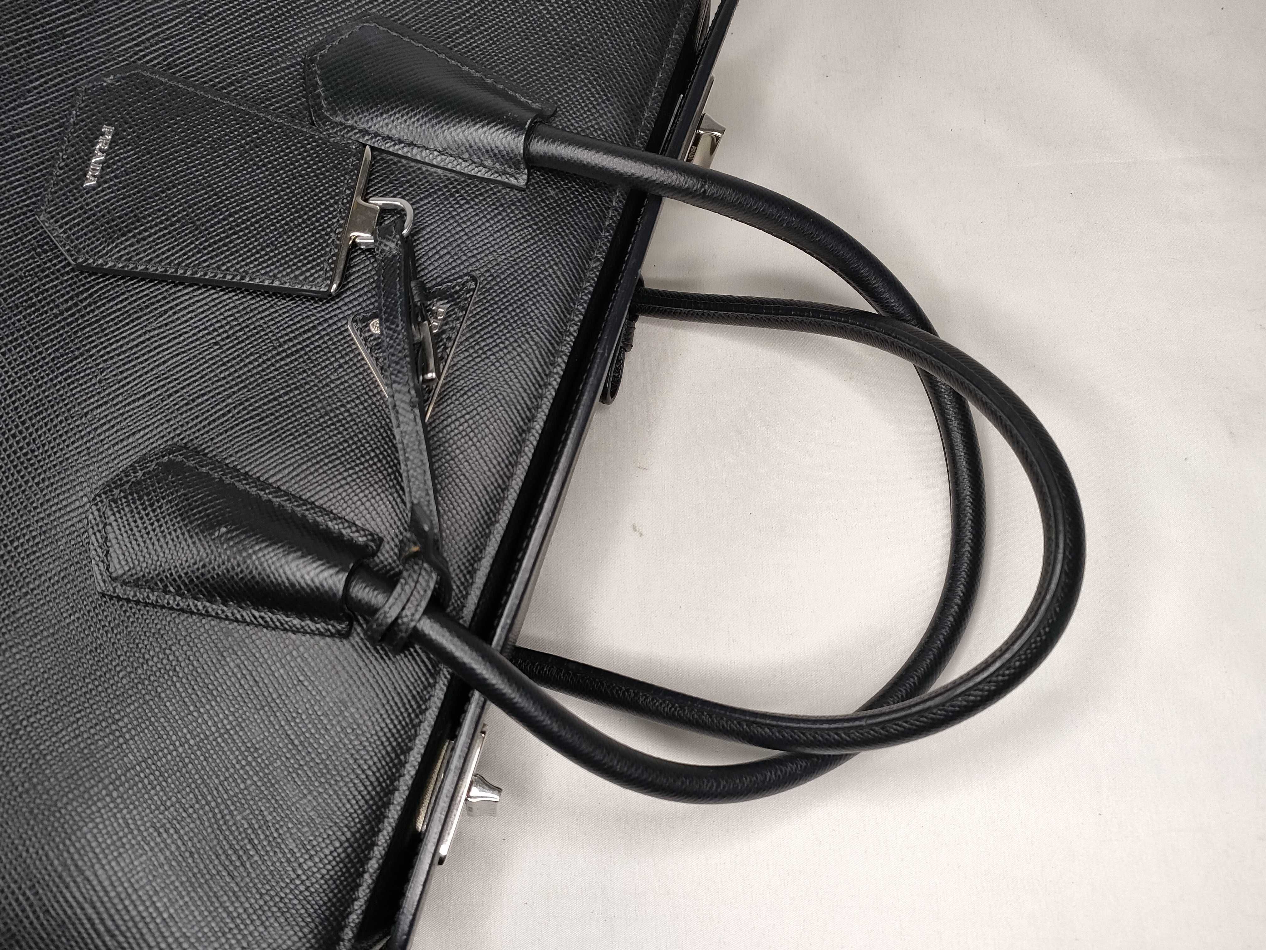 Leather Tote Bag, Black Tote Bag — view 3