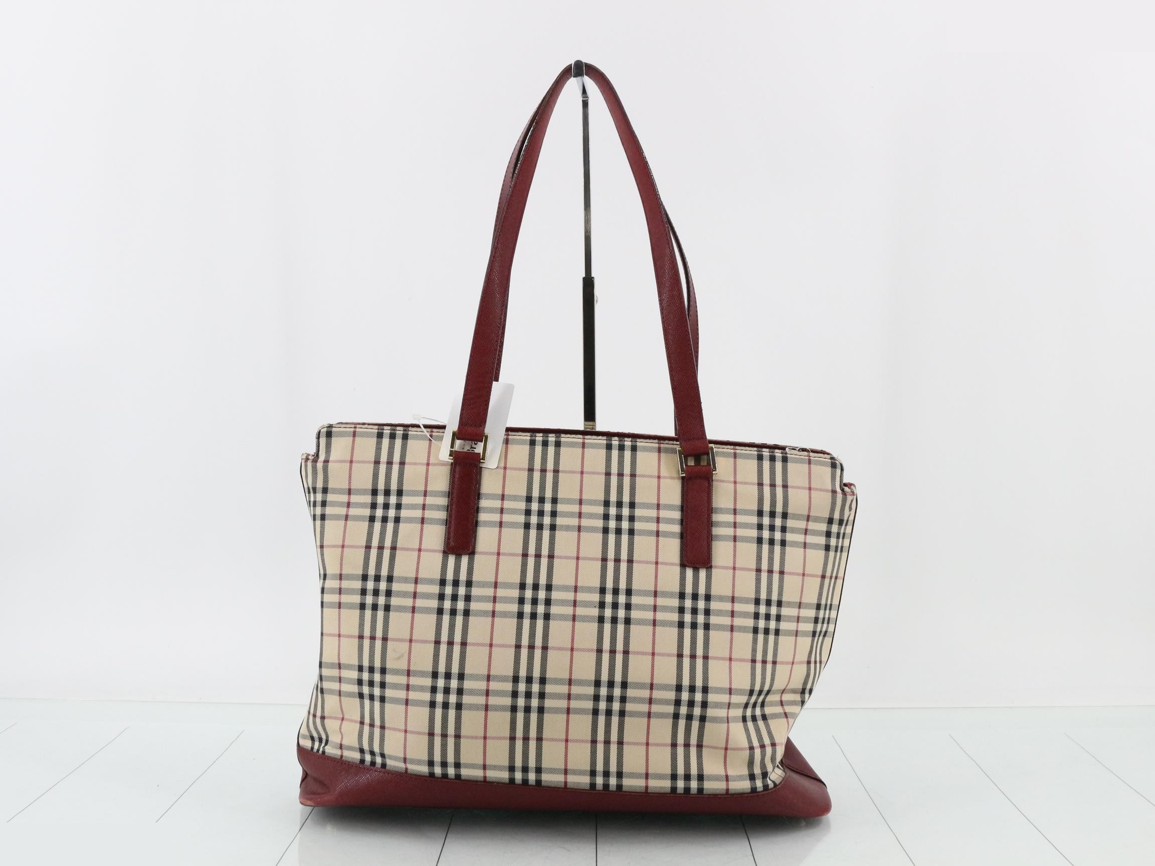 Nova check canvas leather — view 2