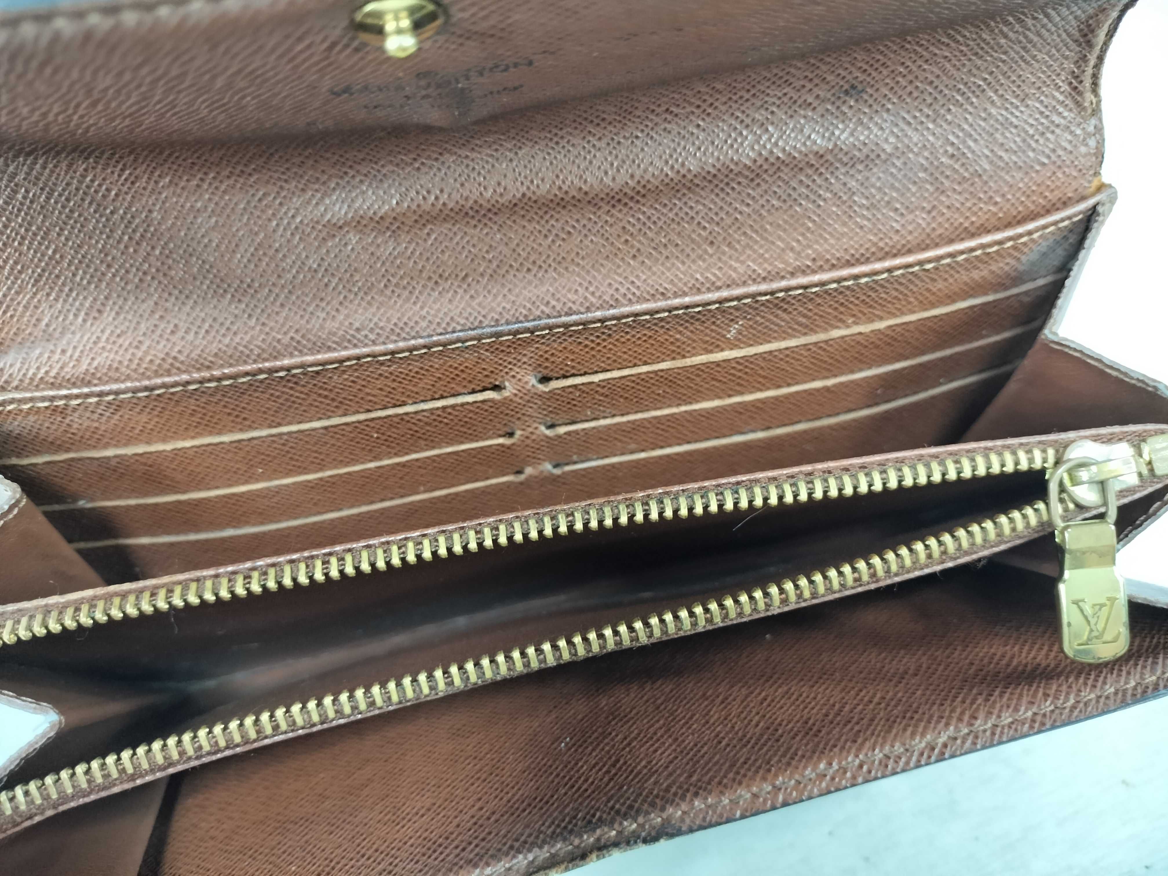 Monogram Louis Vuitton Monogram Portefeuille Sarah Long Wallet — view 12
