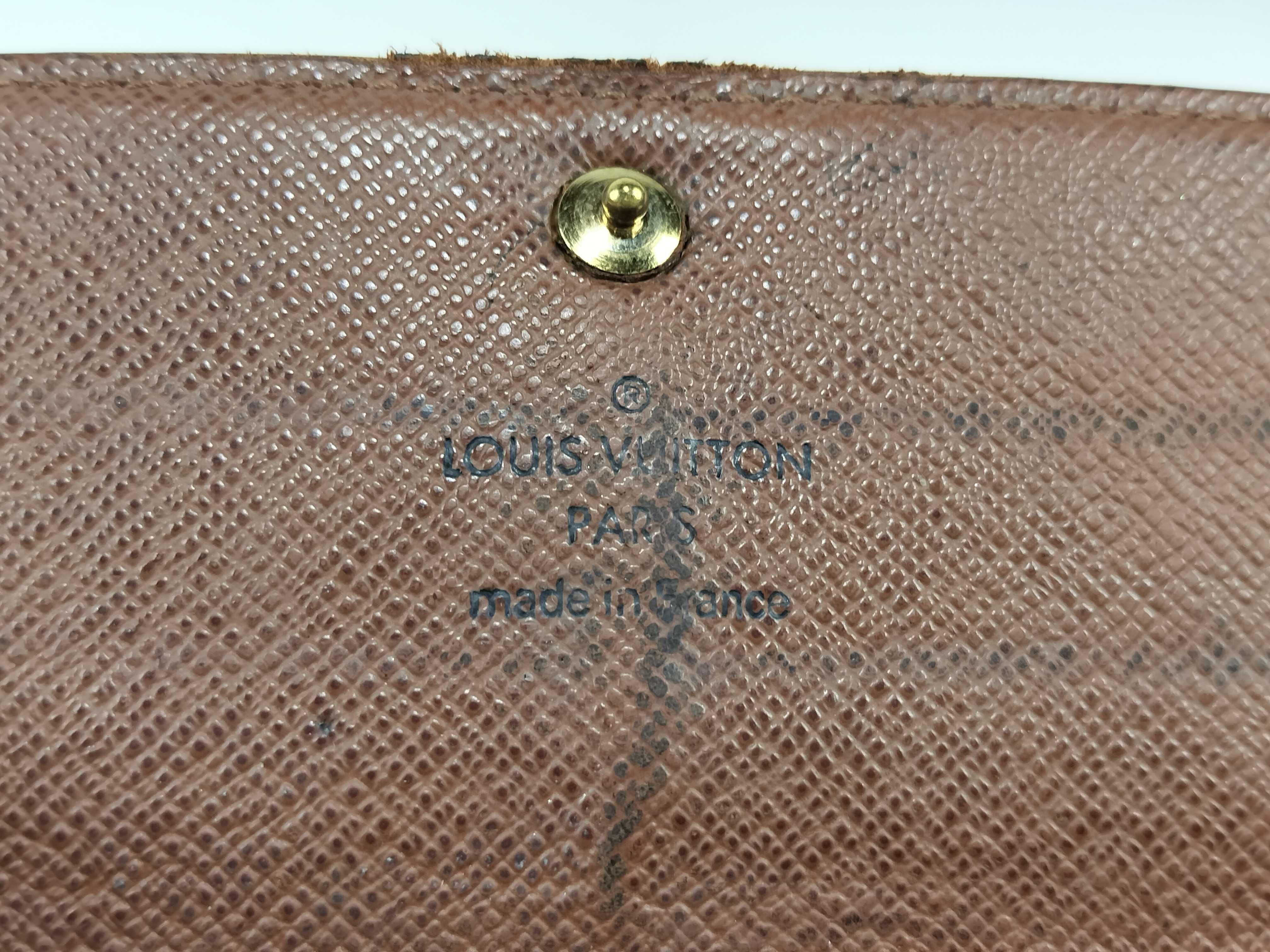Monogram Louis Vuitton Monogram Portefeuille Sarah Long Wallet — view 14