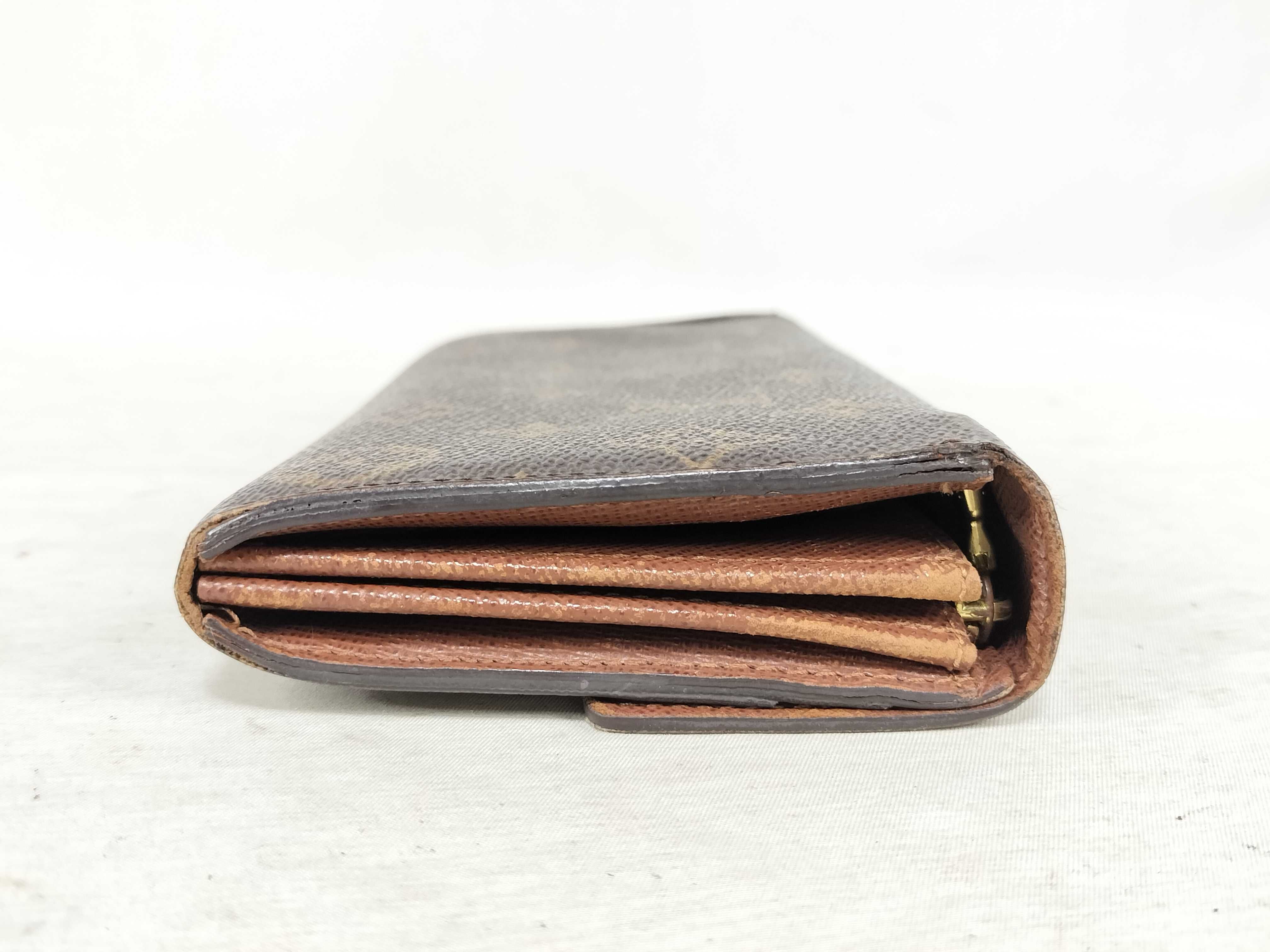 Monogram Louis Vuitton Monogram Portefeuille Sarah Long Wallet — view 5