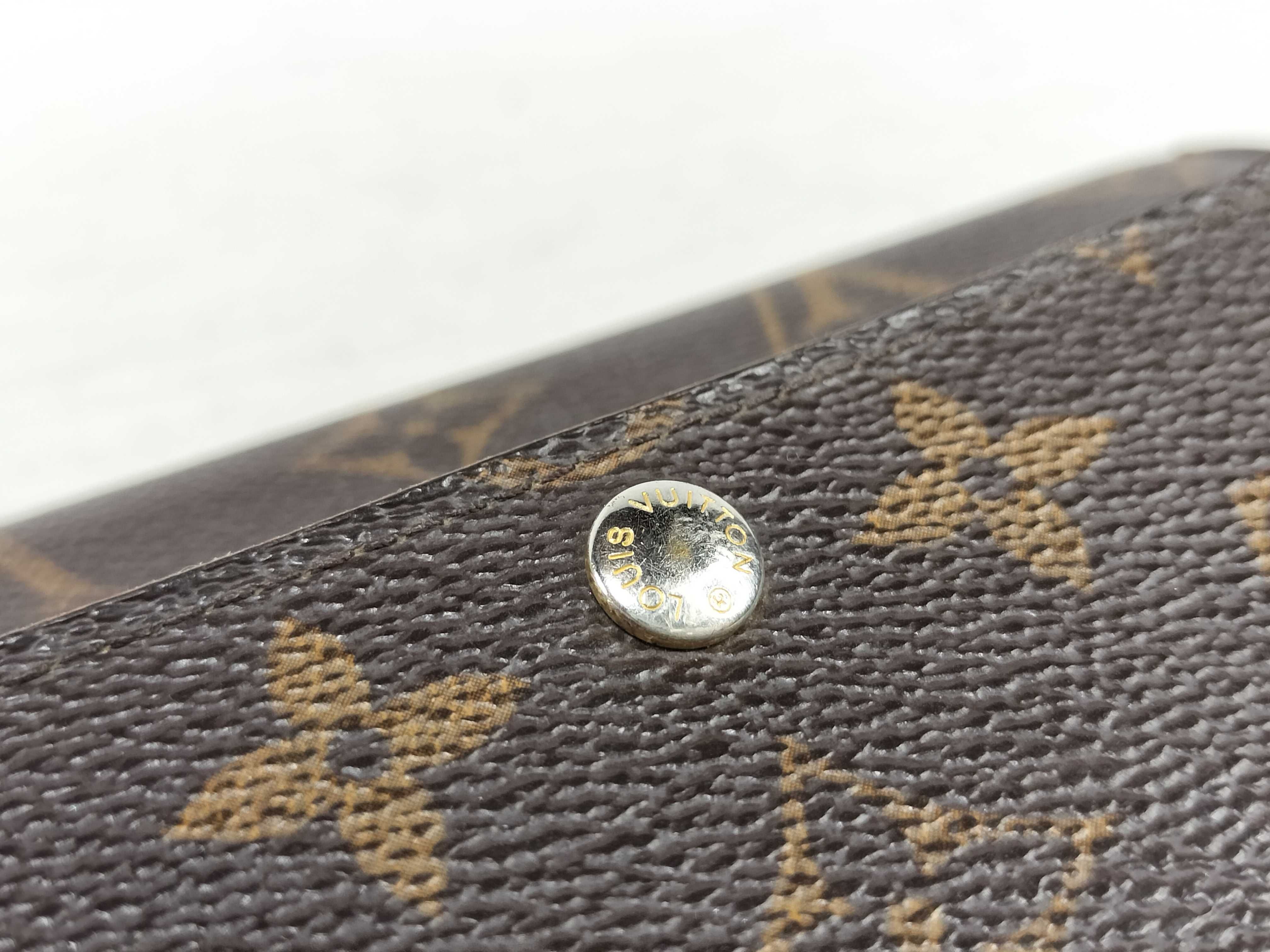 Monogram Louis Vuitton Monogram Portefeuille Sarah Long Wallet — view 7