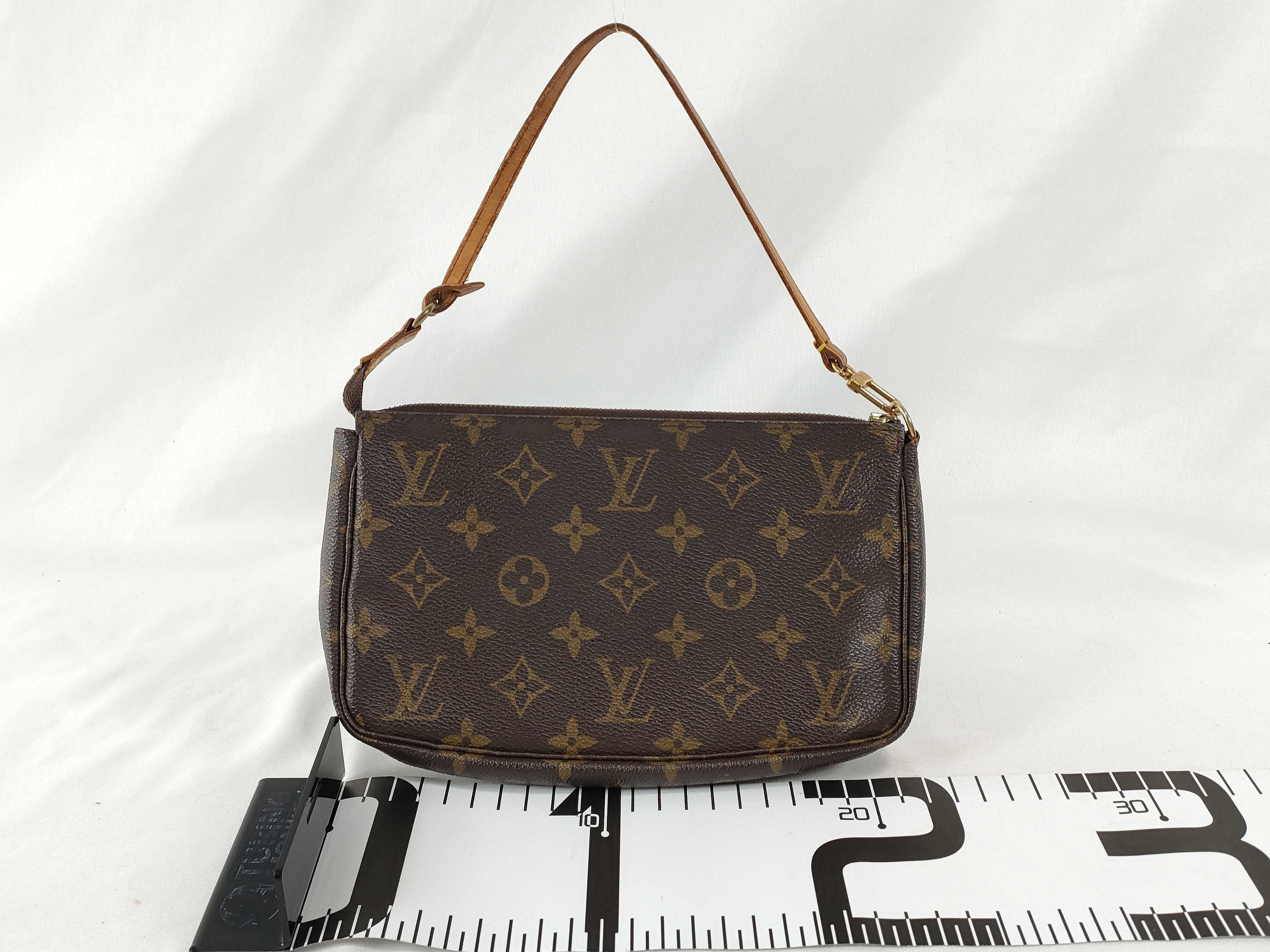 Monogram Pochette Accessoires M51980 VI1010 Brown Handbag — view 2