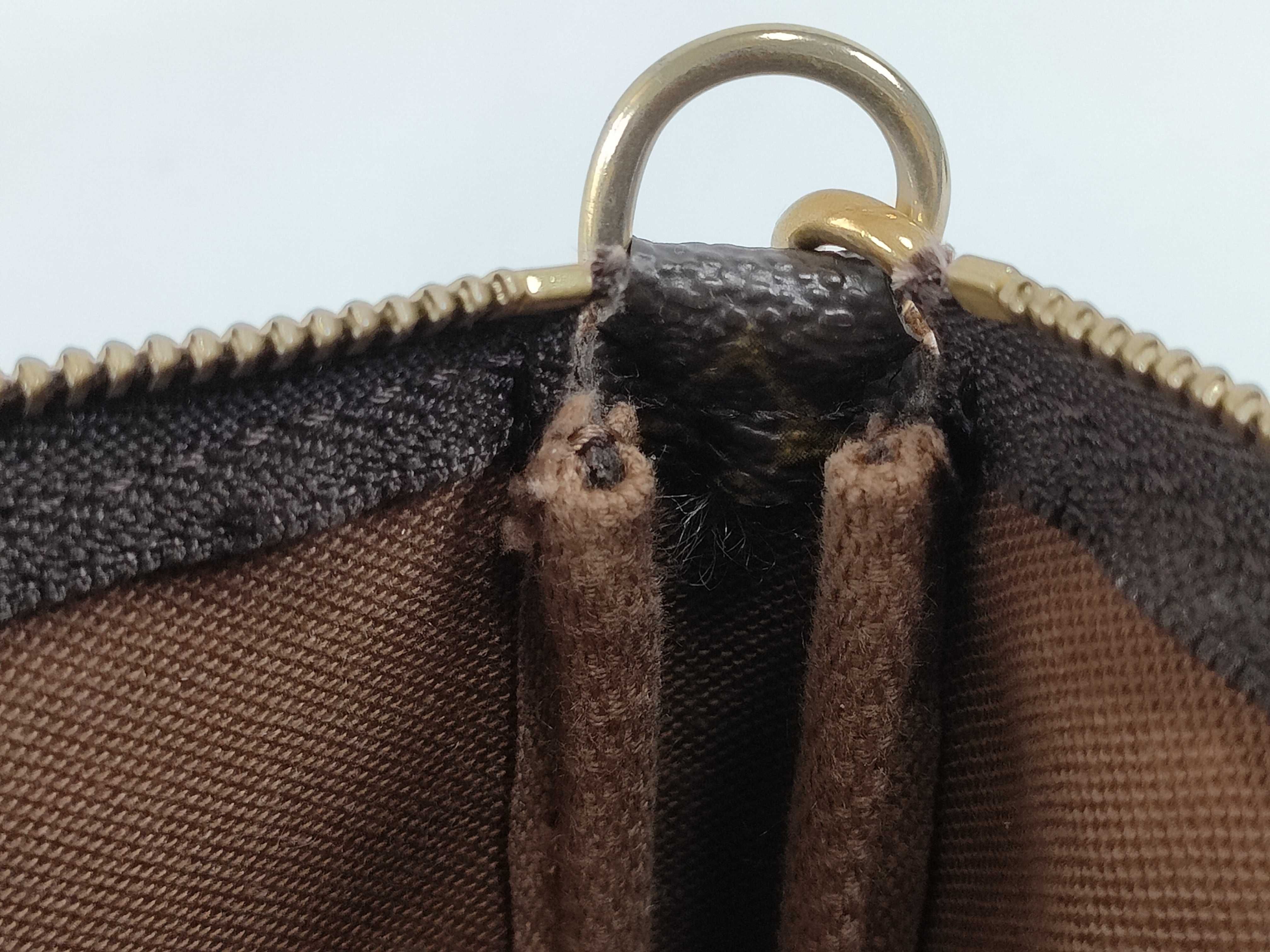 Monogram Pochette Accessoires M51980 VI1010 Brown Handbag — view 10