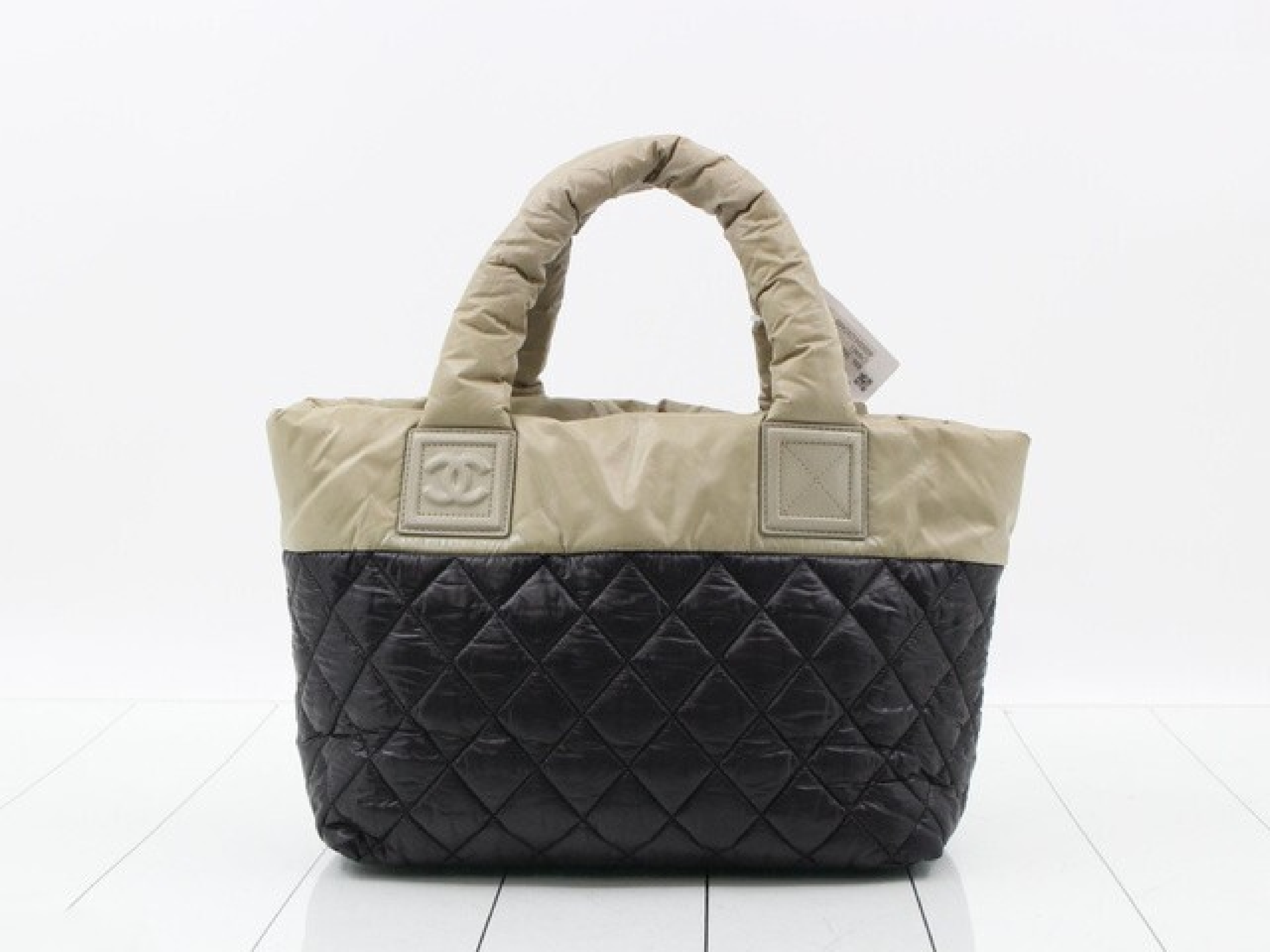 Nylon Bicolor Tote Bag (Serial Number ) with Seal and Card