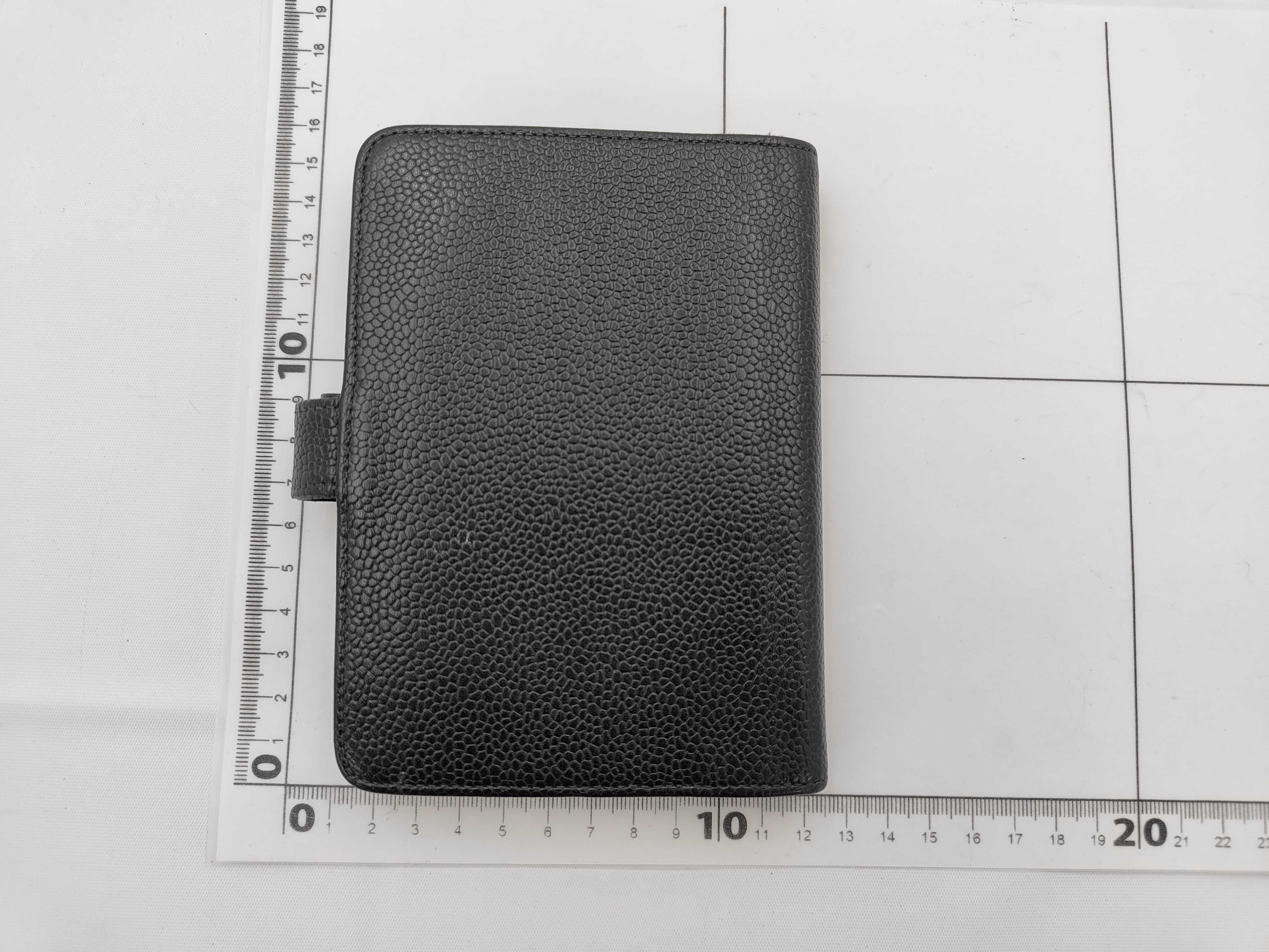 Coco Mark Caviar Skin Agenda Notebook Cover, Black (4614740) — view 2