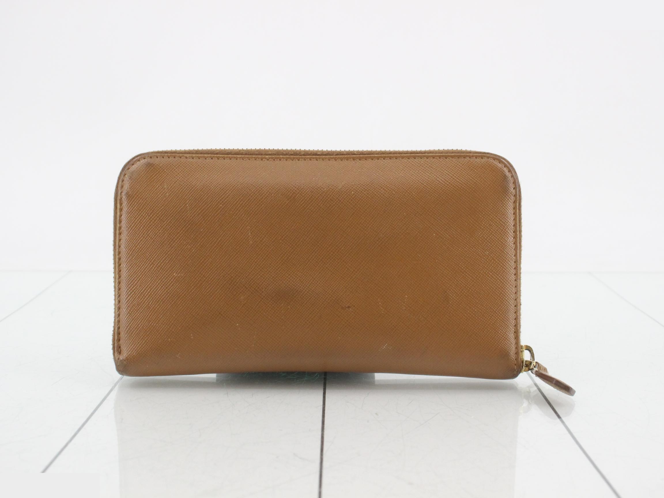 Saffiano leather long wallet — view 2