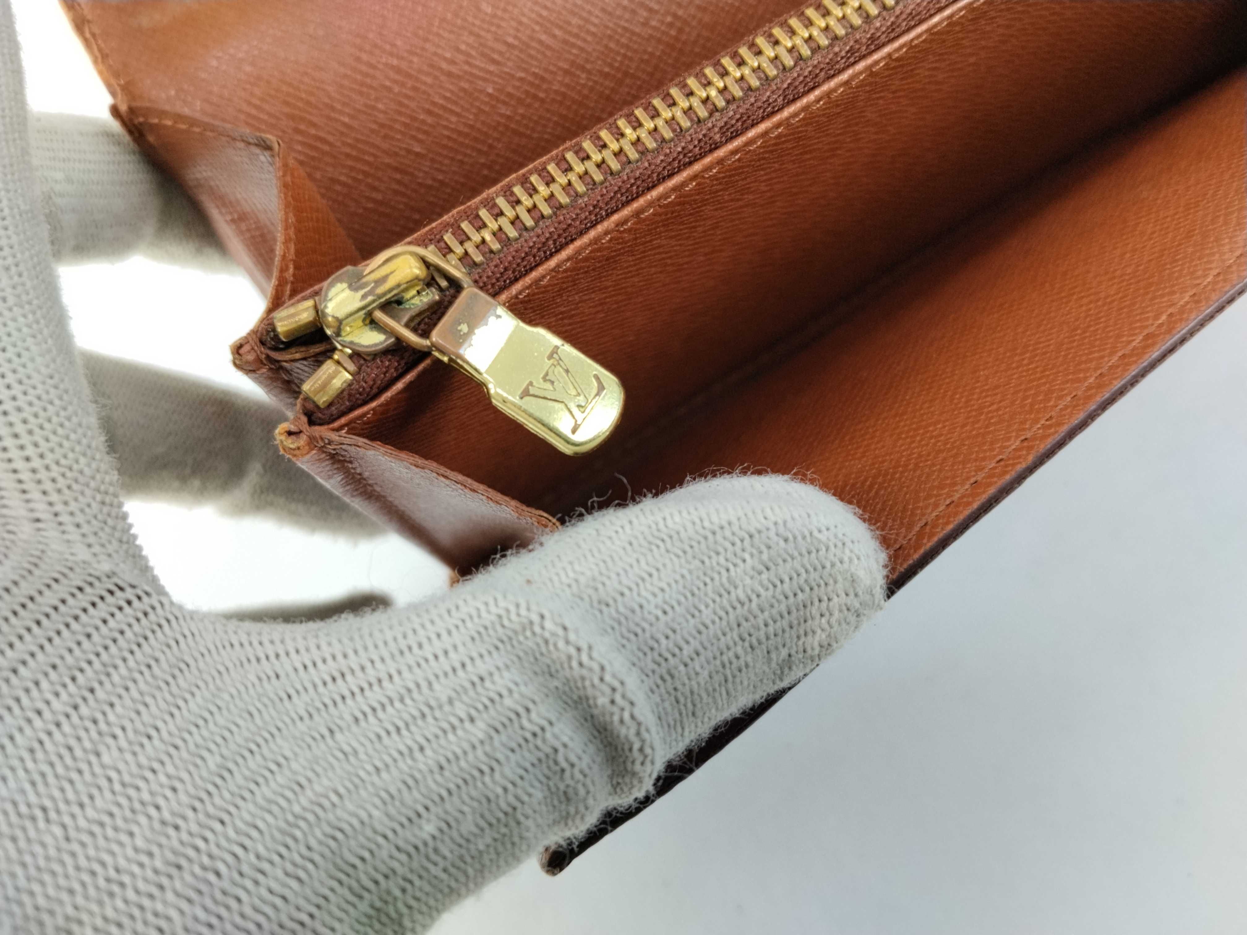 Monogram Louis Vuitton Monogram Long Wallet — view 14