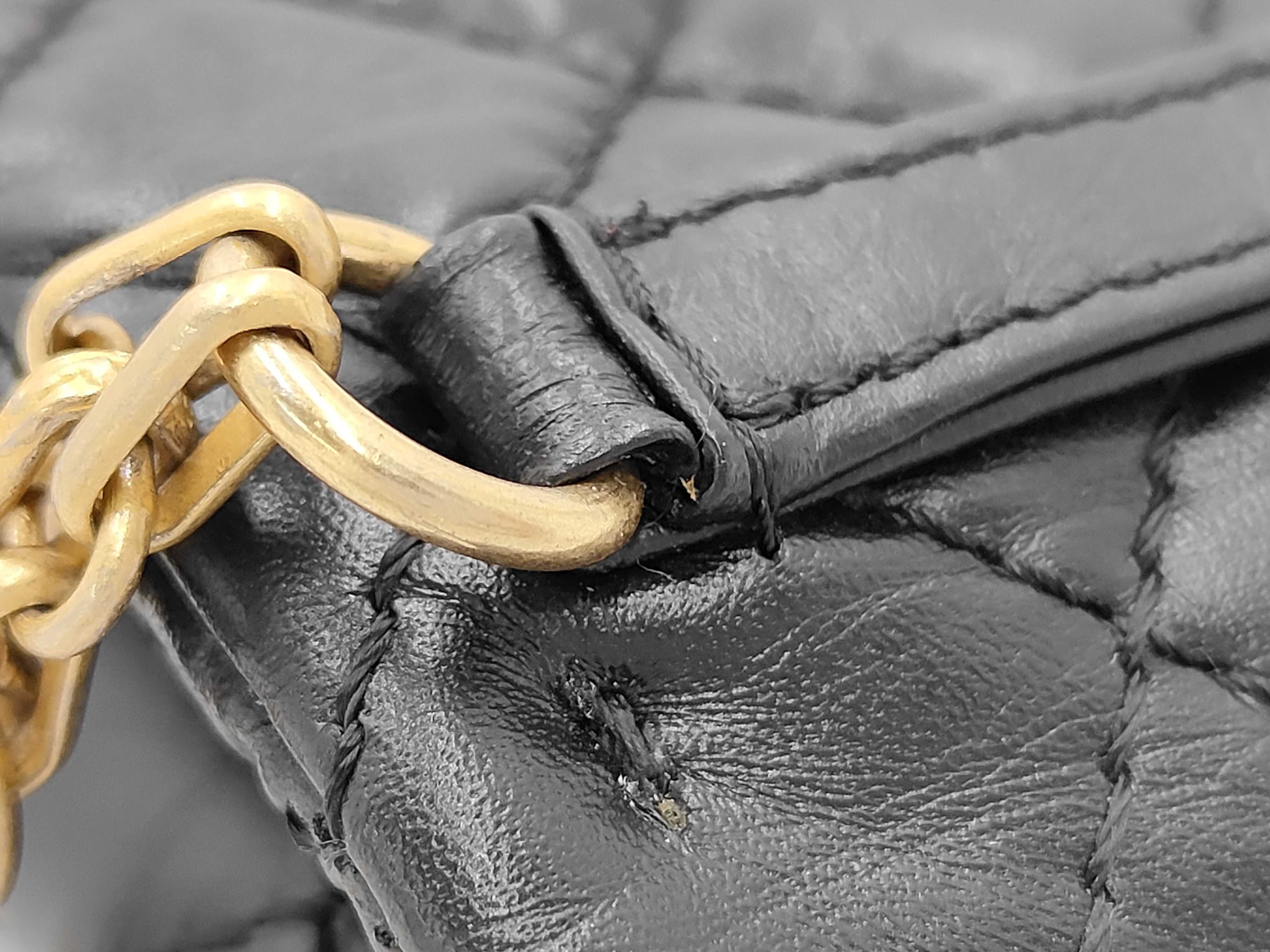 Matelassé 2.55 Chain Shoulder Bag, Black, Vintage, Gold Hardware, Serial Number 26 Series. — view 7
