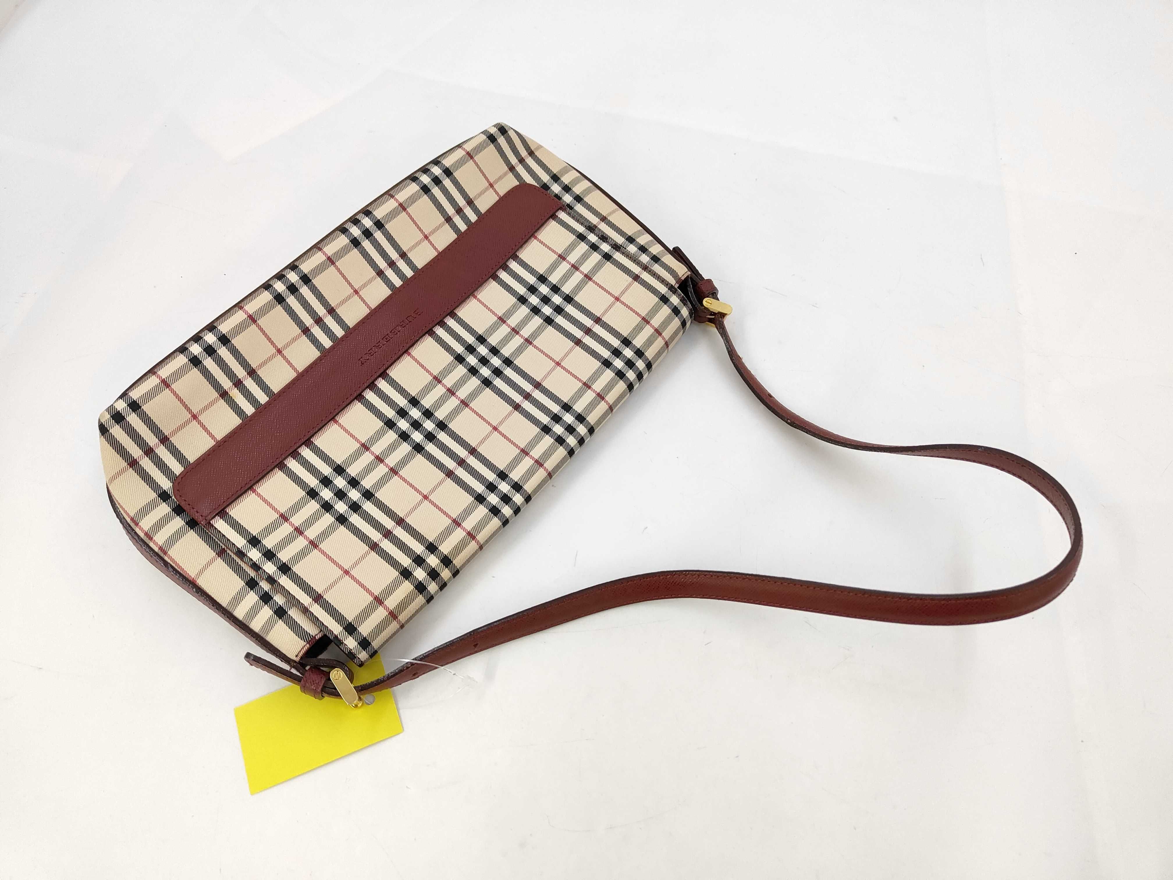 One-Shoulder Bag, Checkered Pattern Shoulder Bag — view 6
