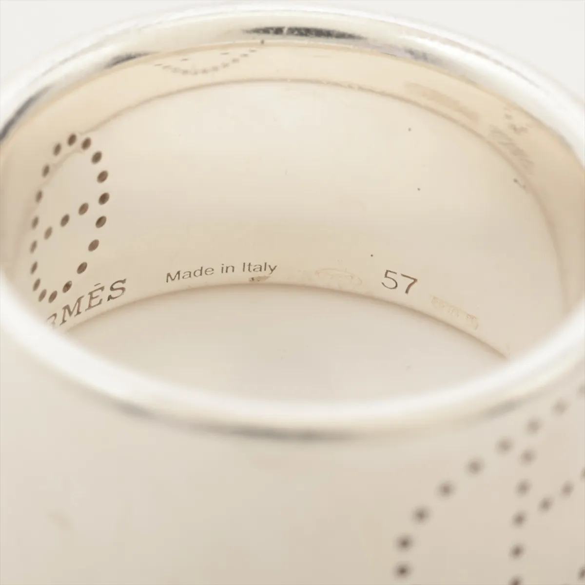 Eclipse Ruban 2017 Ring, Size 57, 925 Sterling Silver, 13.8g, 17AB005440. Shows signs of wear, — view 4
