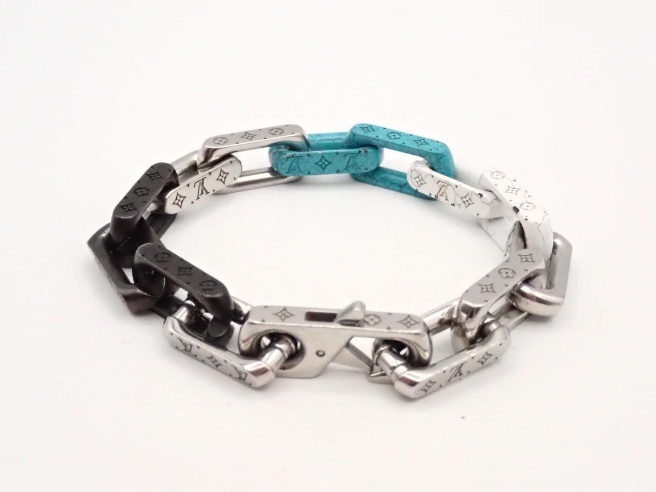 Monogram Chain Stone Bracelet Monogram (Precious Metal) — view 2