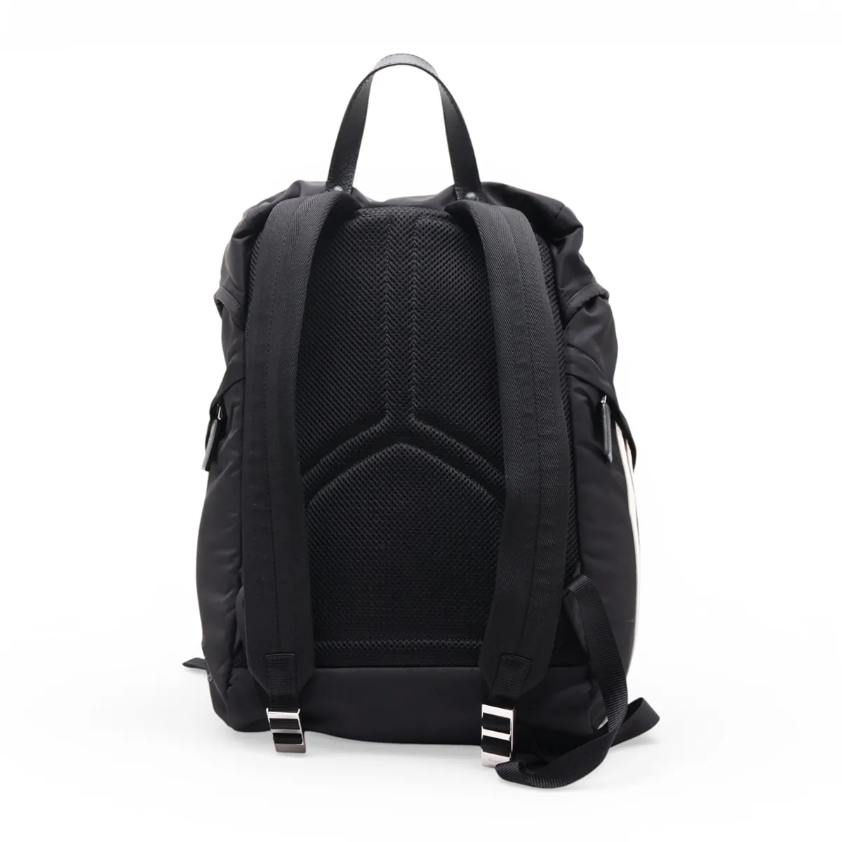 x Adidas Tessuto Nylon x Leather Backpack/Rucksack, Black 2VZ135 — view 2