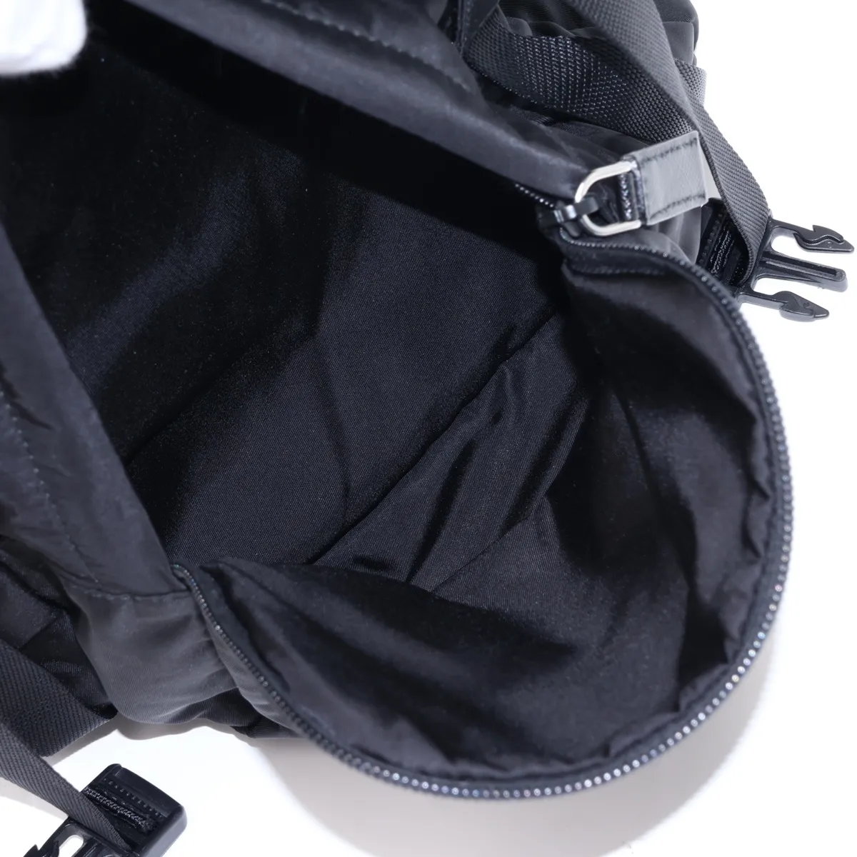 x Adidas Tessuto Nylon x Leather Backpack/Rucksack, Black 2VZ135 — view 10