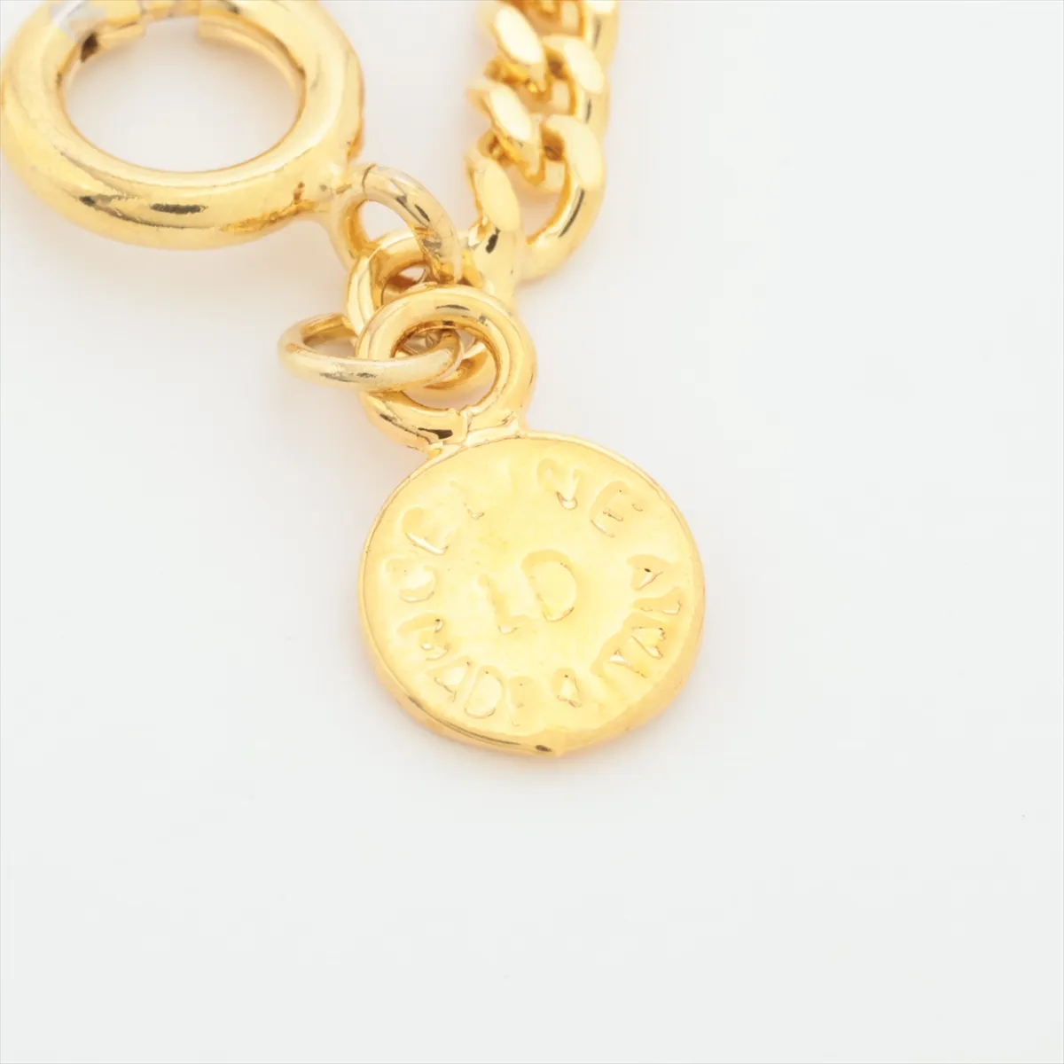 Circle Logo Bracelet, GP Gold. Shows signs of wear, — view 5
