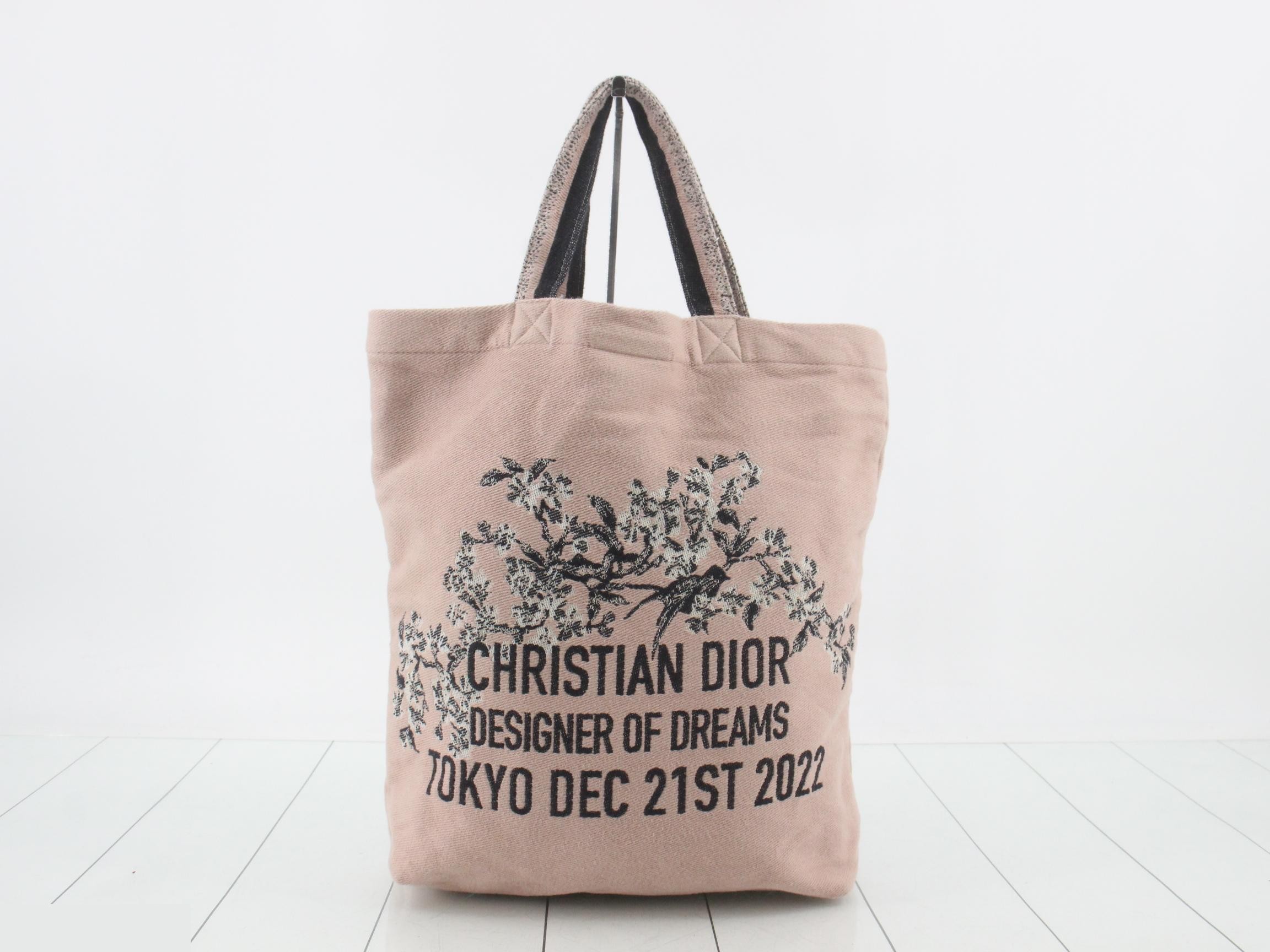 Flower Tote Bag, Pink — view 2