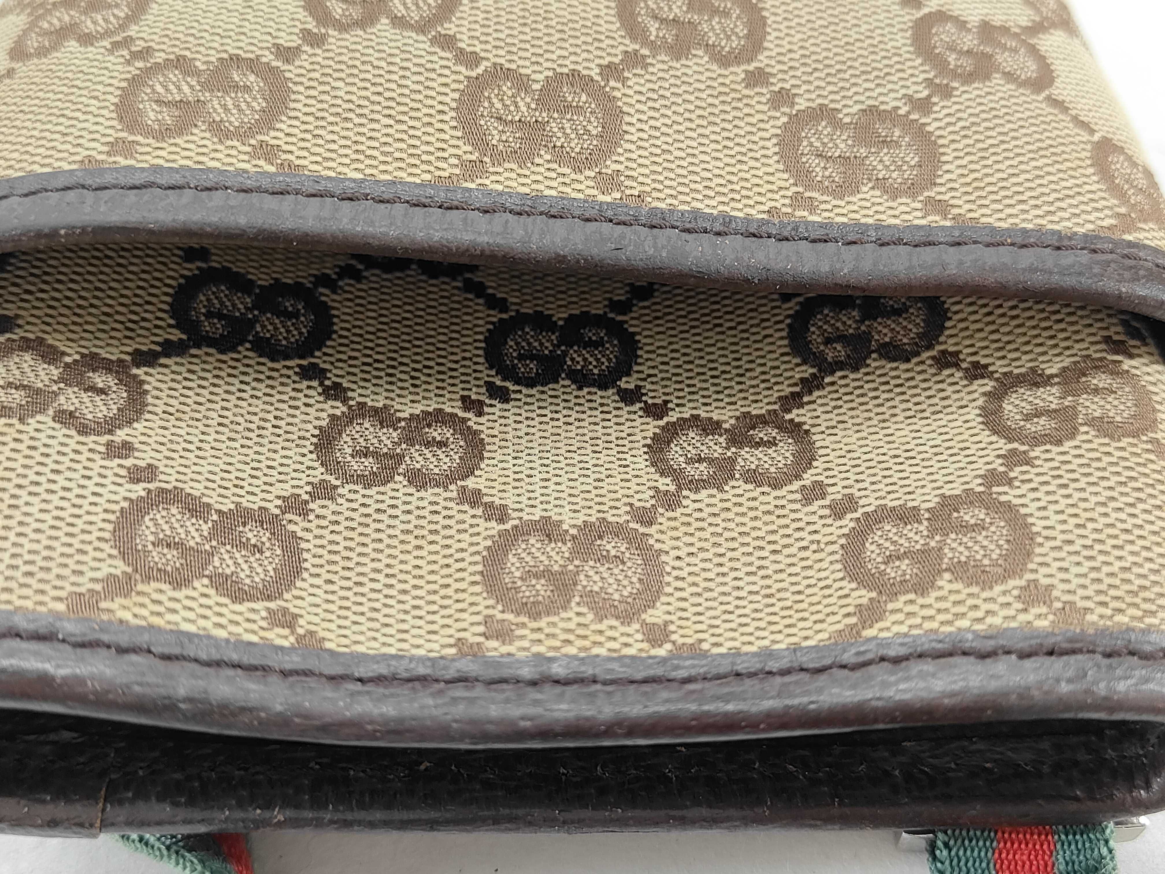 GG Canvas Gucci Sherry Line GG Canvas Shoulder Bag Pouch — view 15