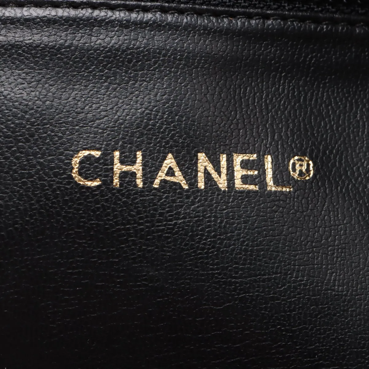 Matelasse Lambskin Chain Shoulder Bag Black Gold Hardware 1353206 No. 1 — view 9