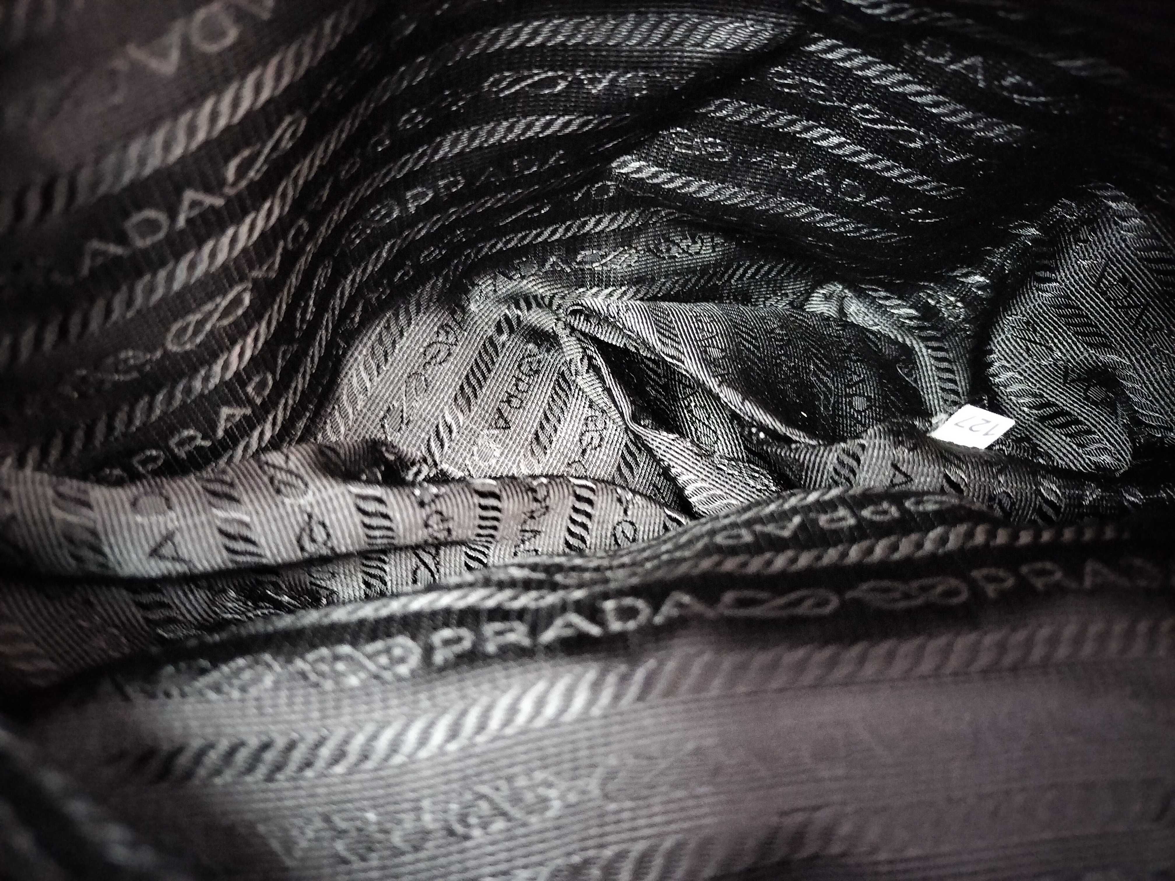 Nylon Tessuto Boston Bag, Black Boston Bag — view 11