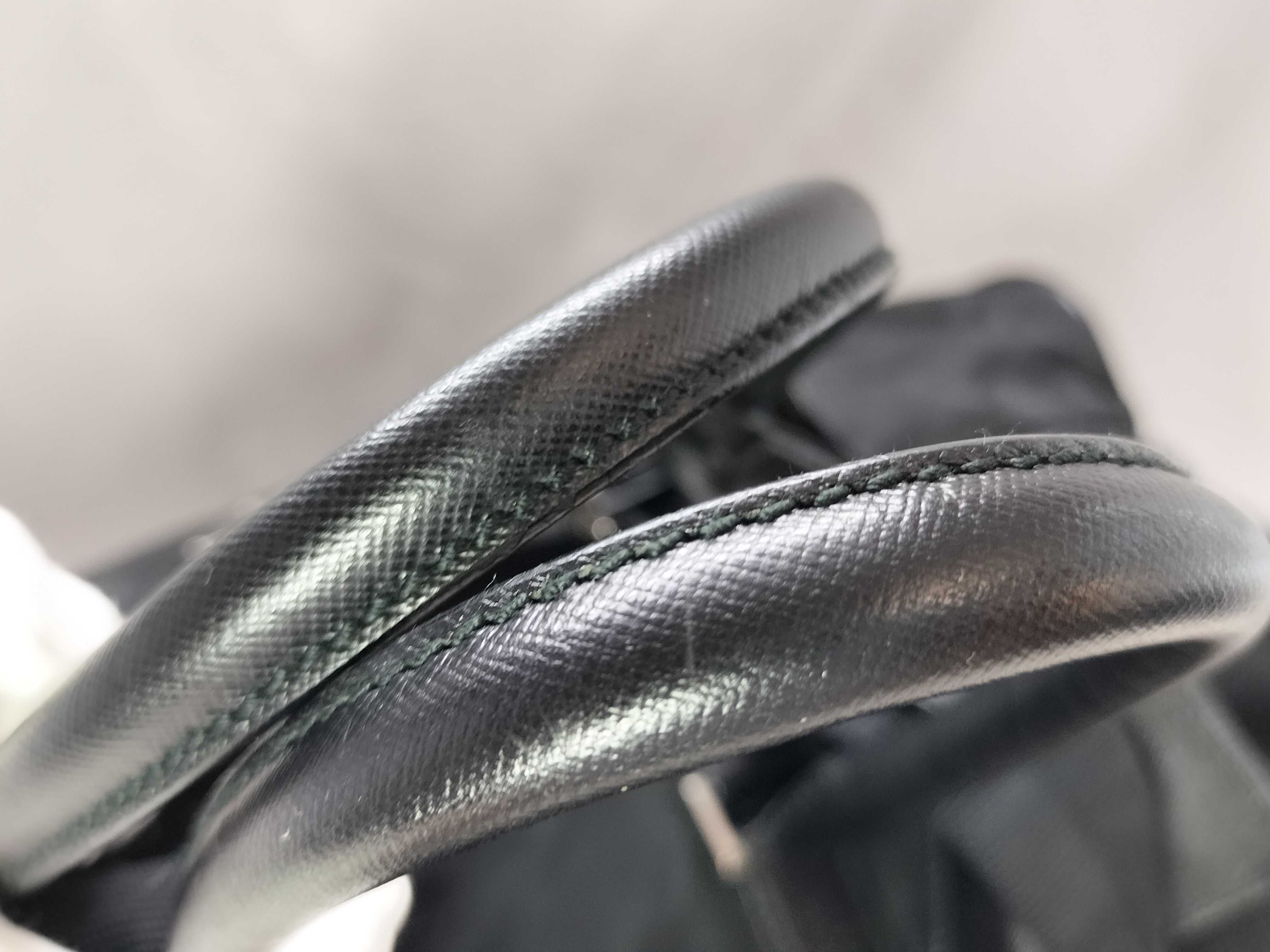 Nylon Tessuto Boston Bag, Black Boston Bag — view 4