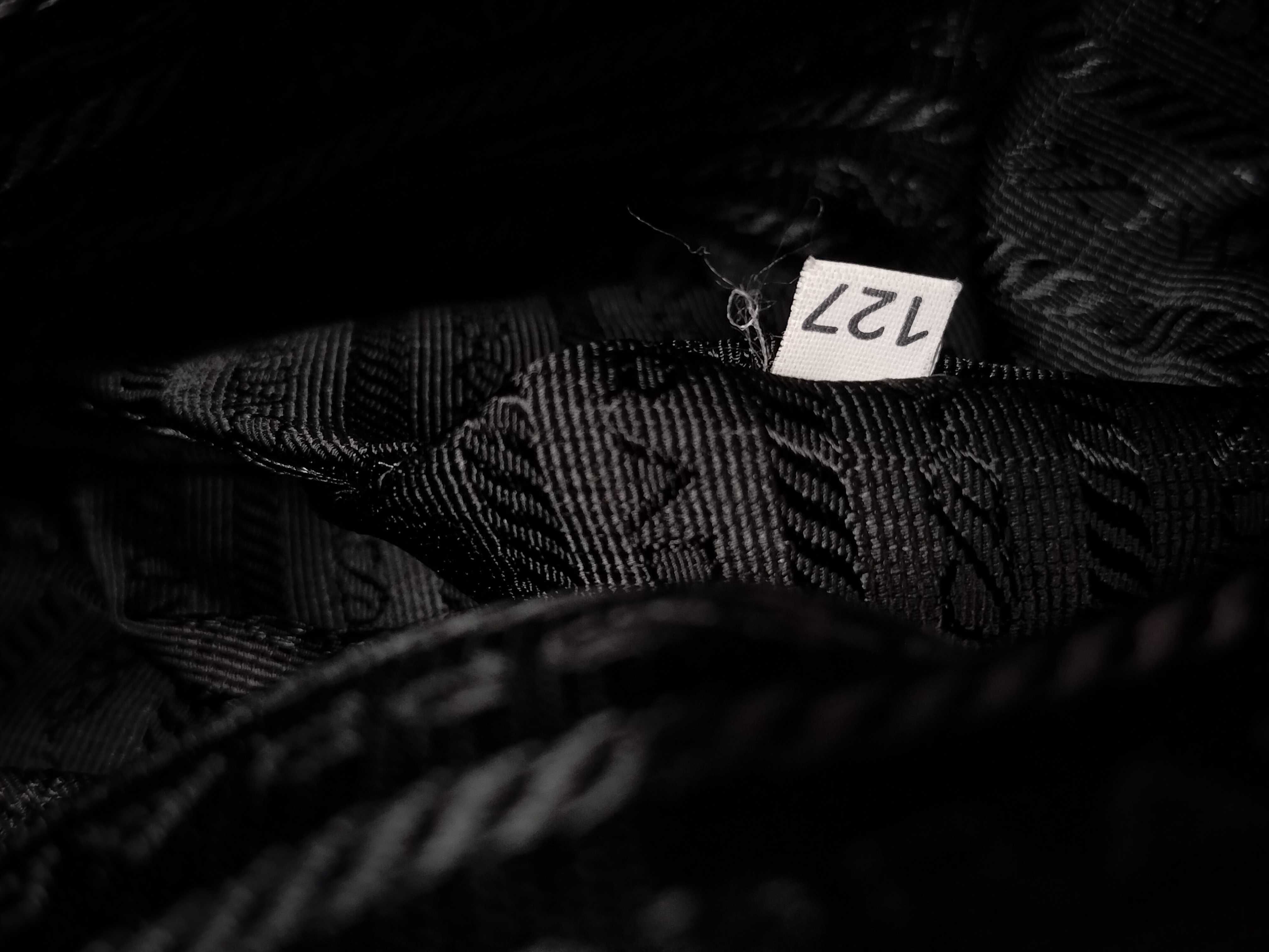 Nylon Tessuto Boston Bag, Black Boston Bag — view 10