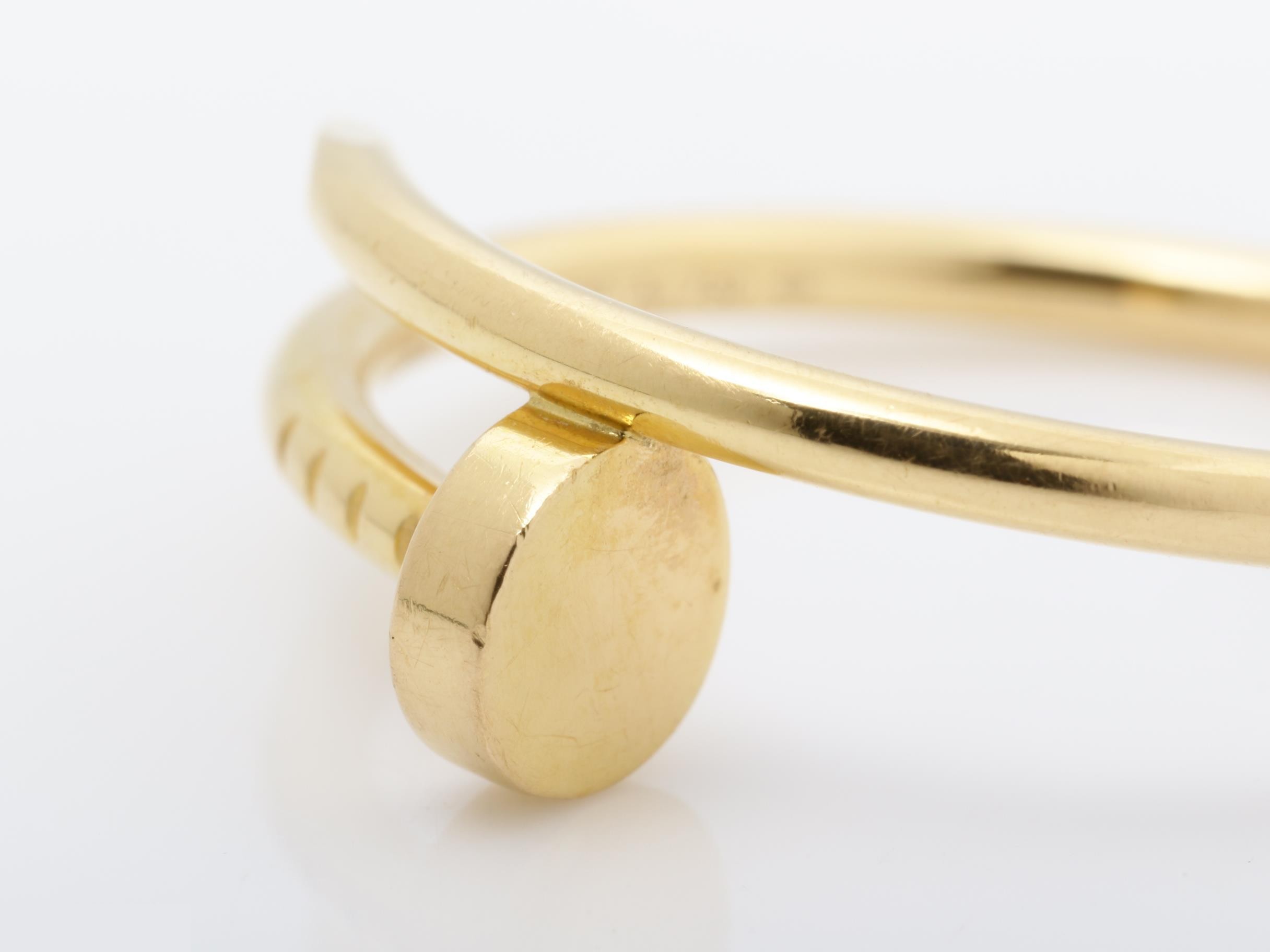 Ring, 750PG, 3.8g, #60 stamped. — view 3