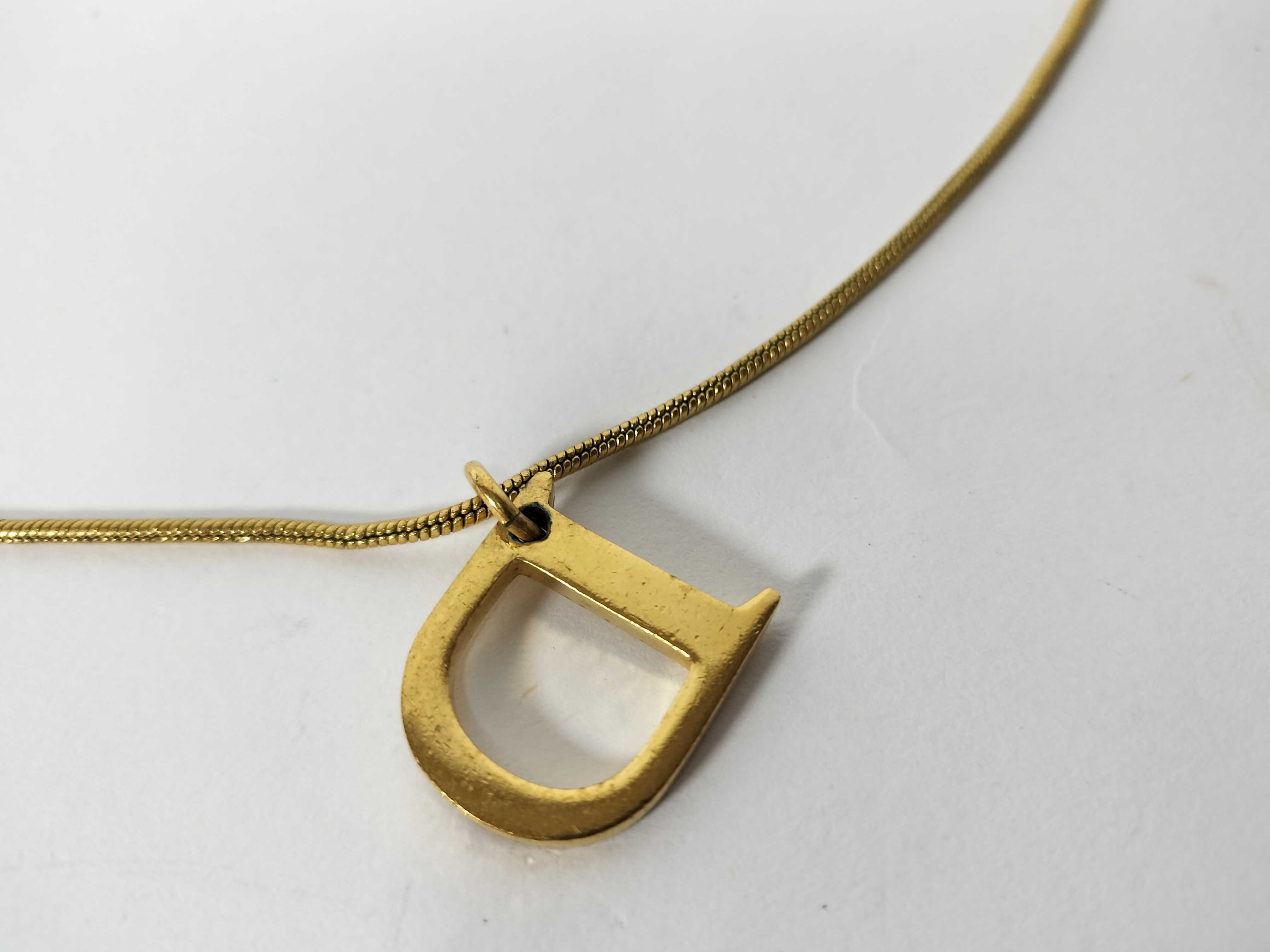 necklace, gold color necklace — view 2