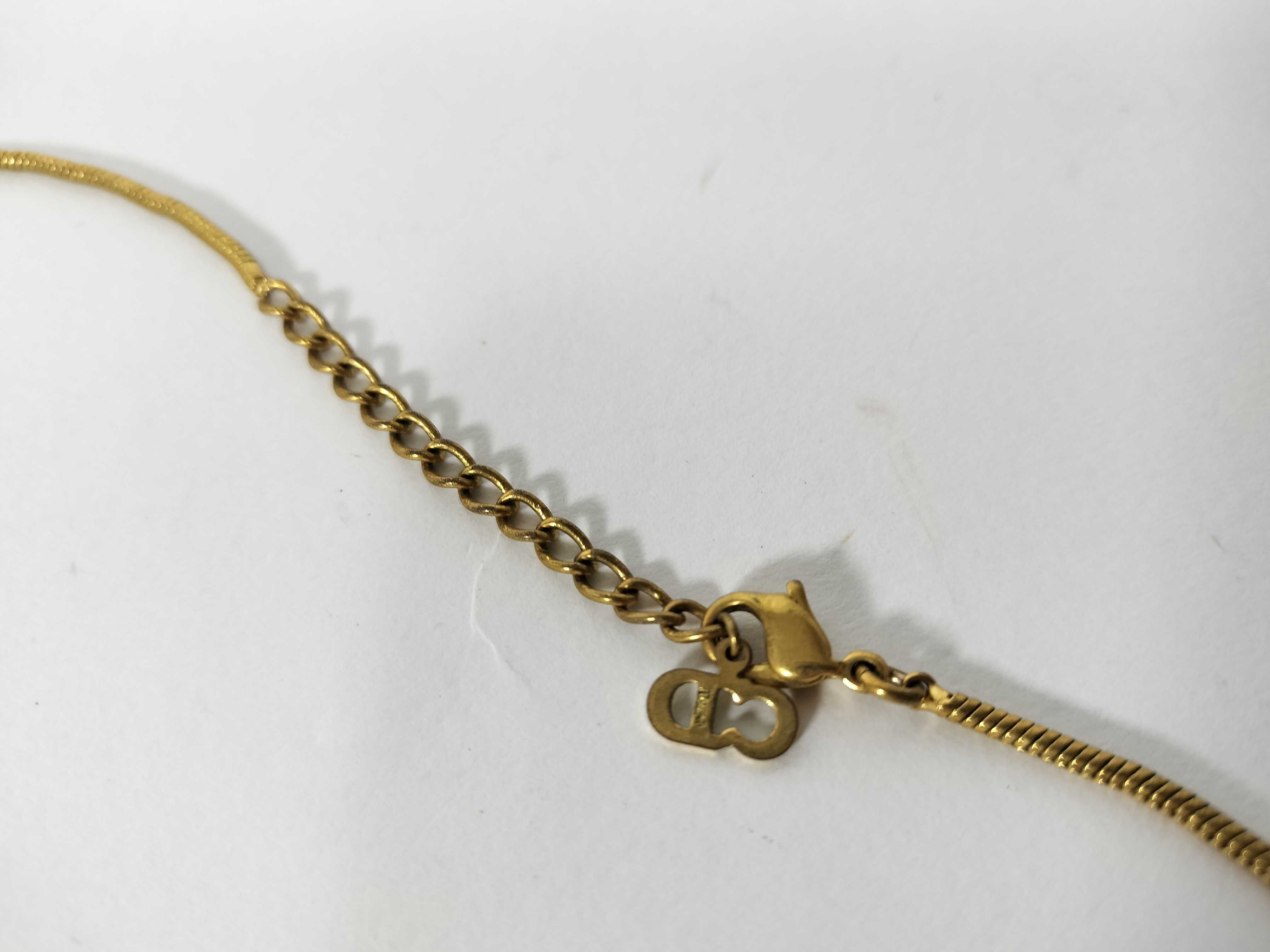 necklace, gold color necklace — view 3
