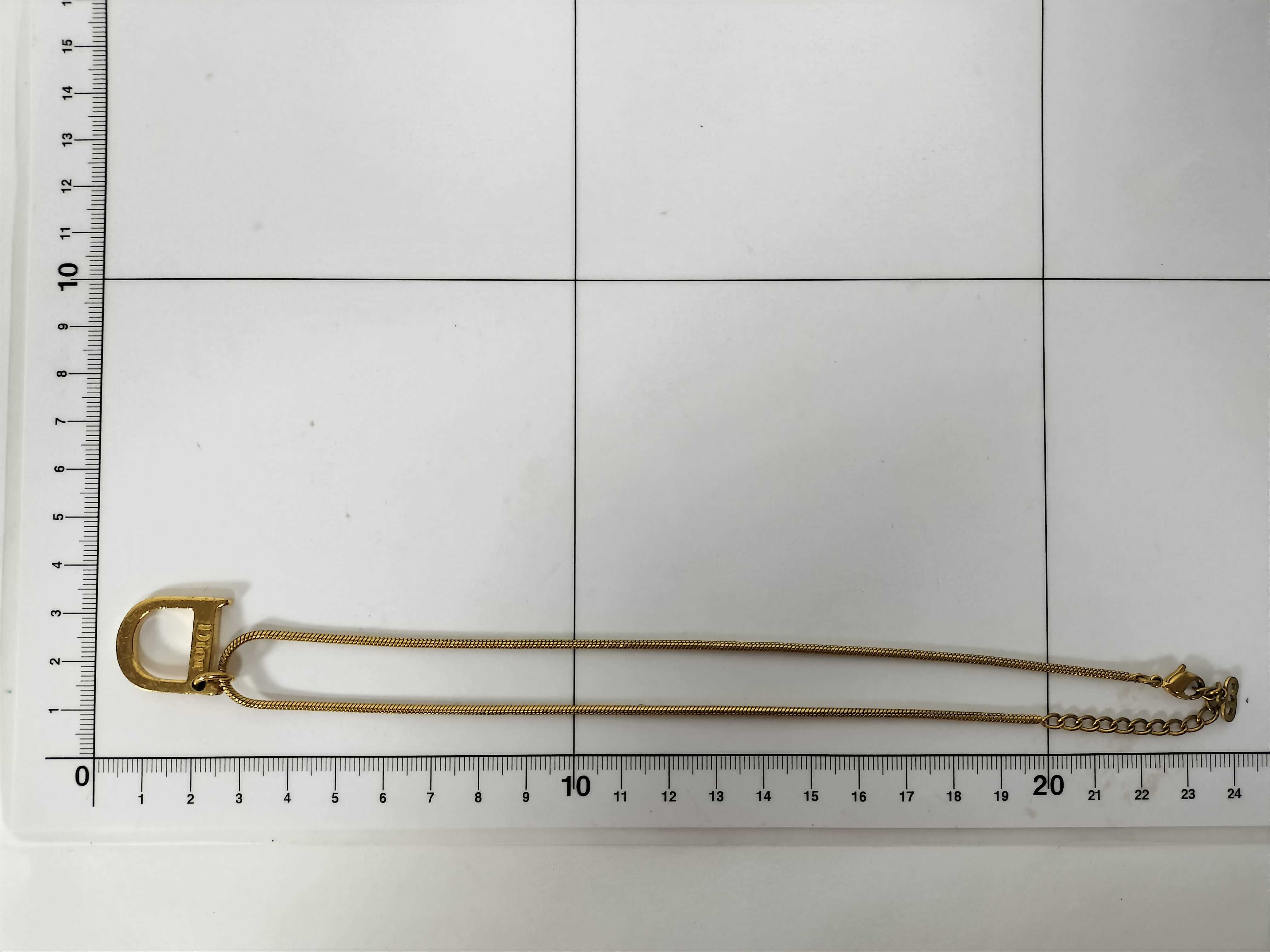 necklace, gold color necklace — view 9